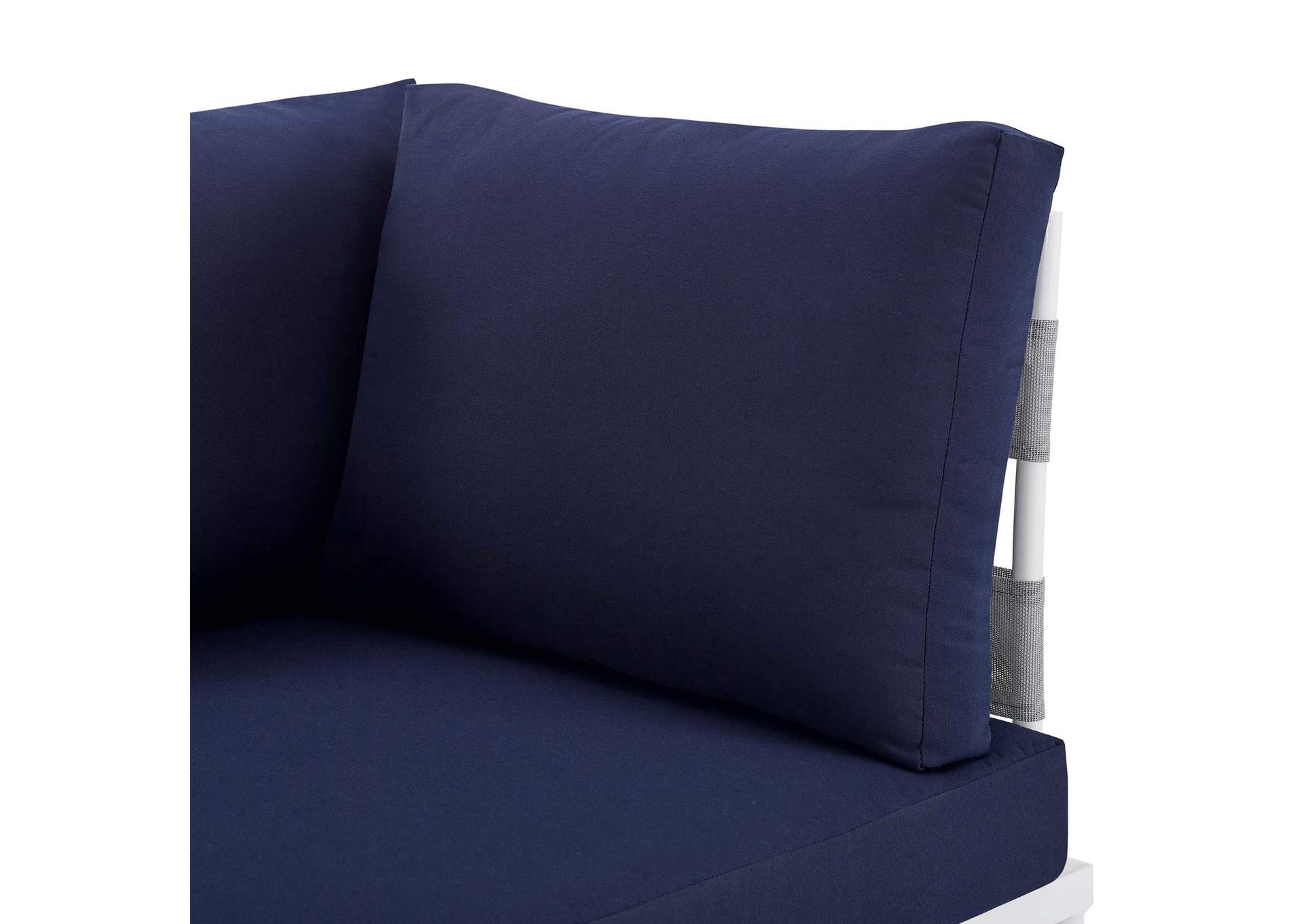 Gray Navy Harmony Sunbrella,Modway