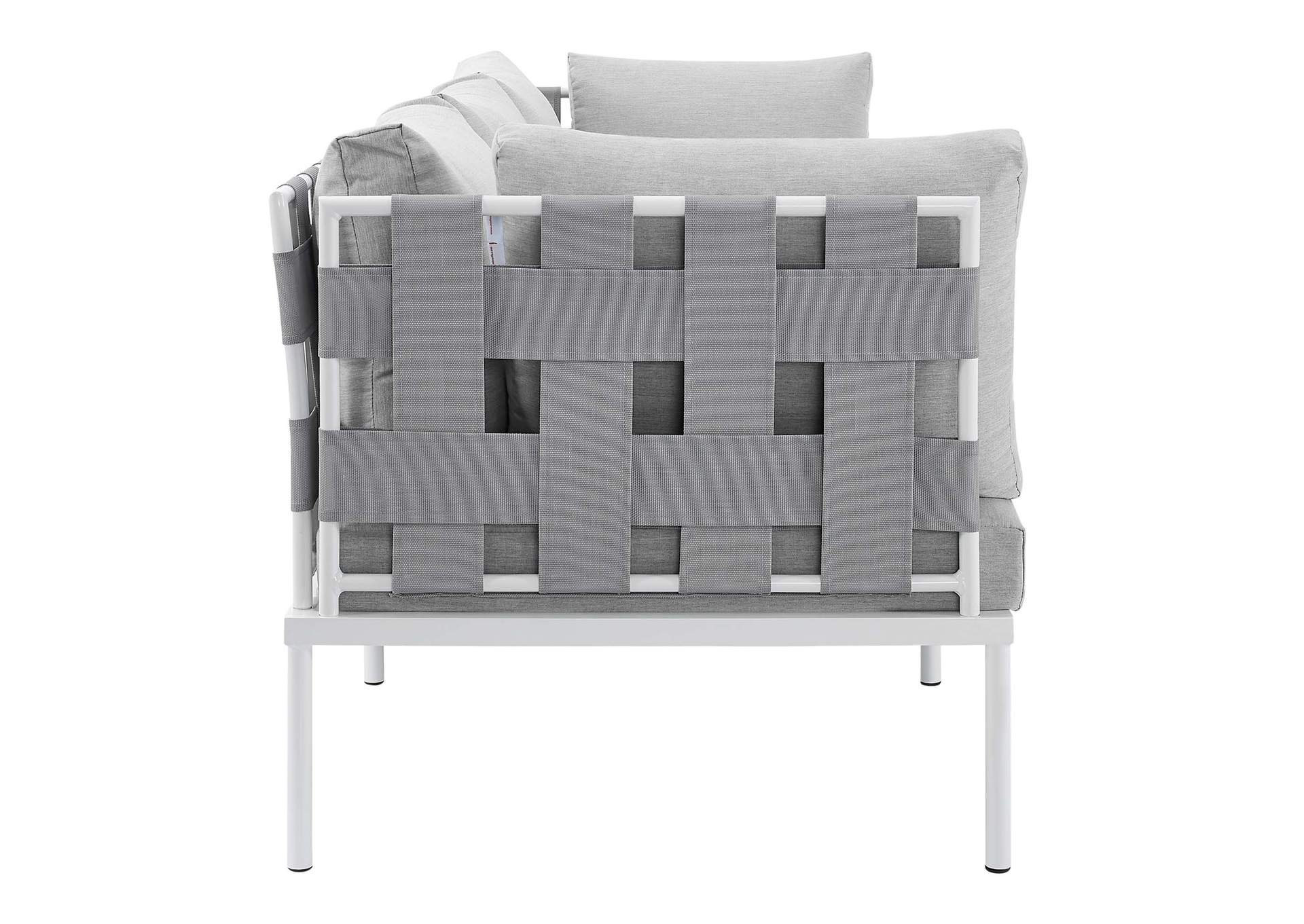 Gray Gray Harmony Sunbrella,Modway