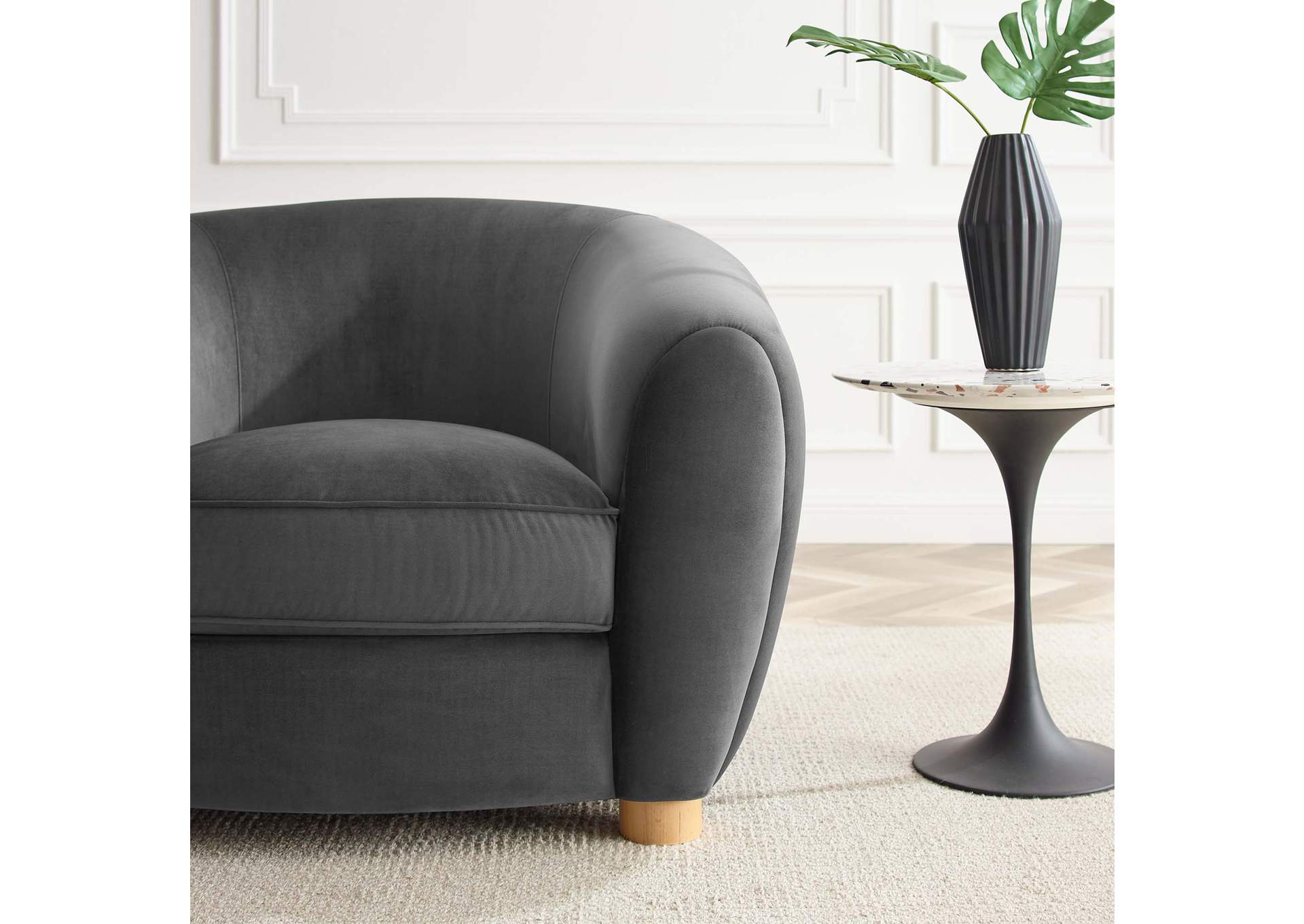 Abundant Performance Velvet Armchair,Modway