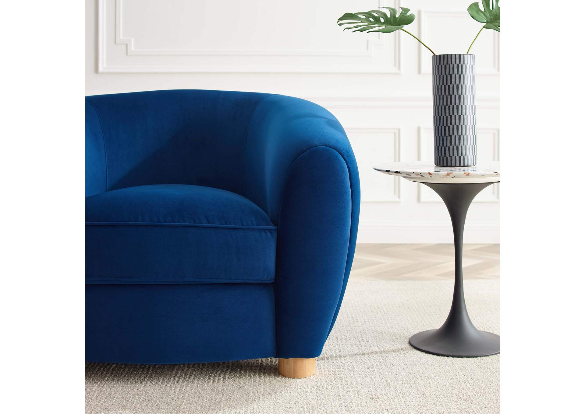 Abundant Performance Velvet Armchair,Modway