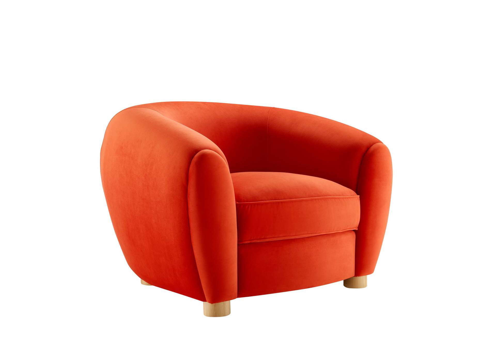 Abundant Performance Velvet Armchair,Modway