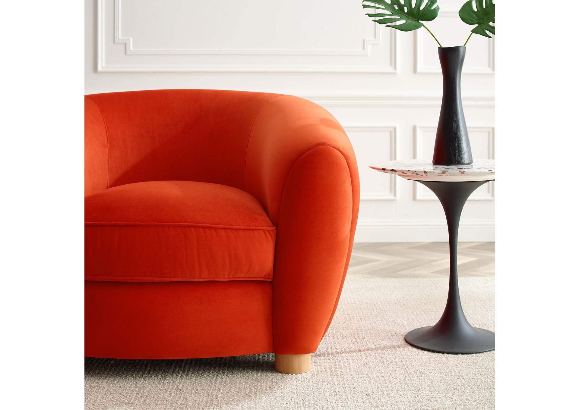 Abundant Performance Velvet Armchair,Modway