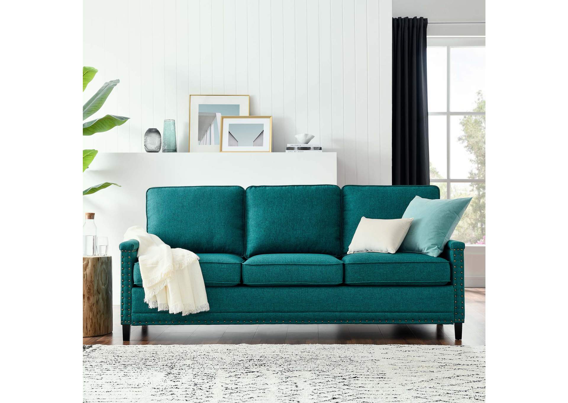 Ashton Upholstered Fabric Sofa,Modway