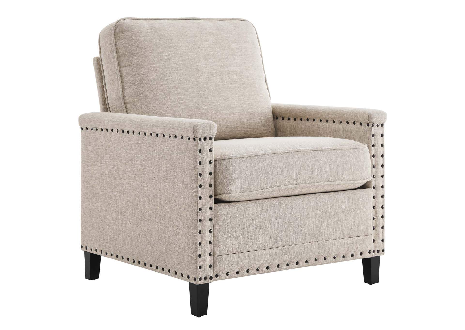 Ashton Upholstered Fabric Armchair,Modway