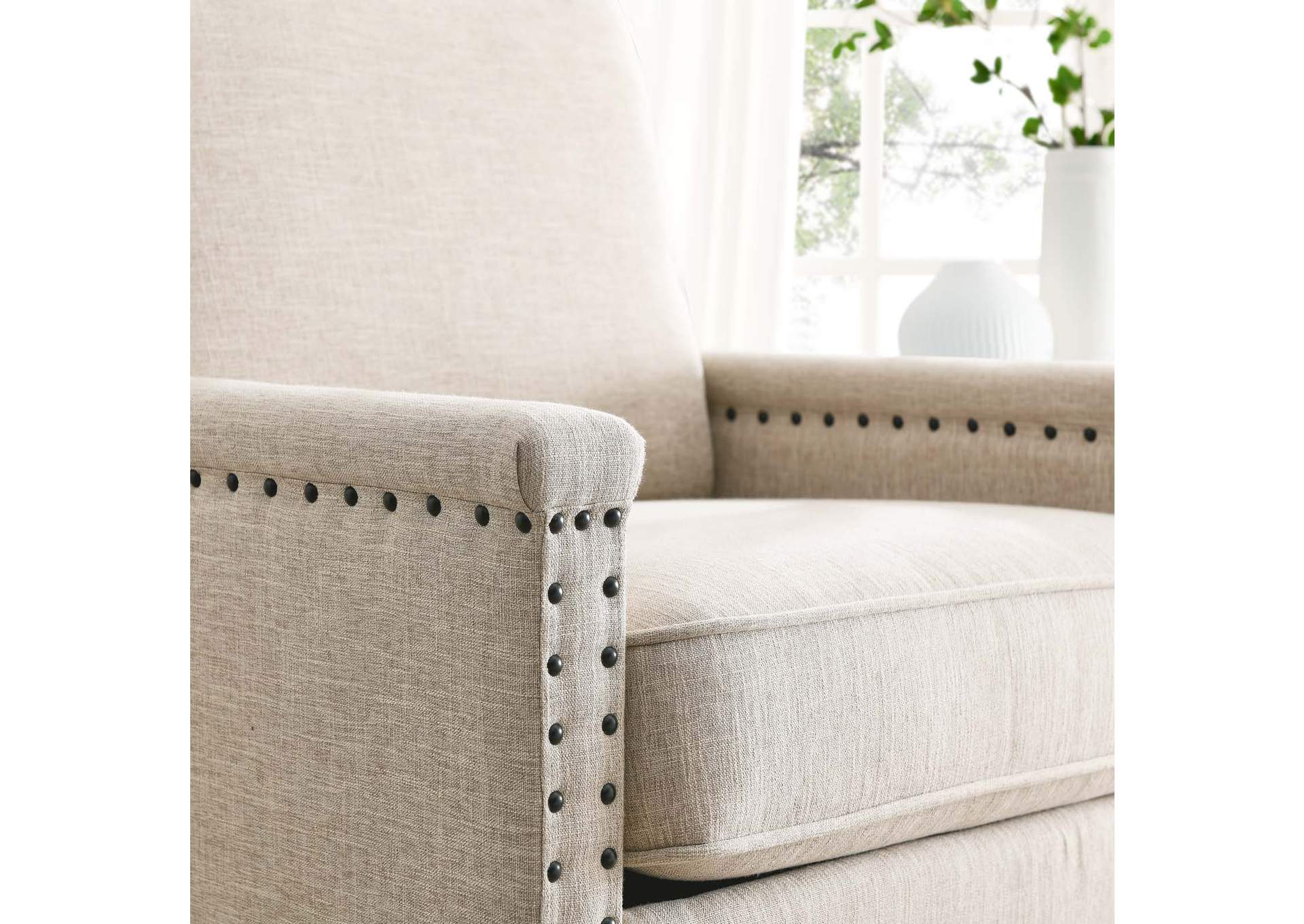 Ashton Upholstered Fabric Armchair,Modway