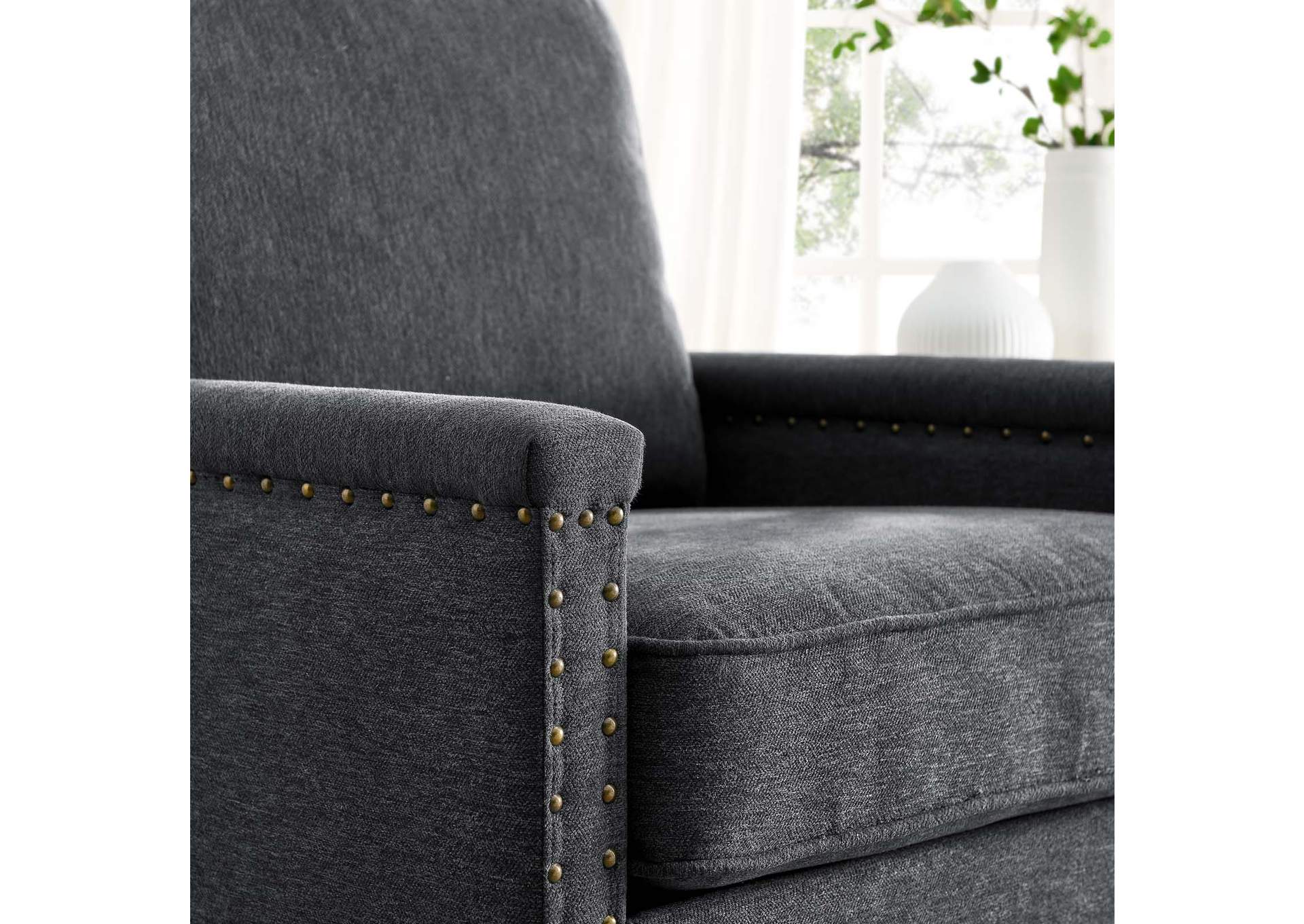 Ashton Upholstered Fabric Armchair,Modway