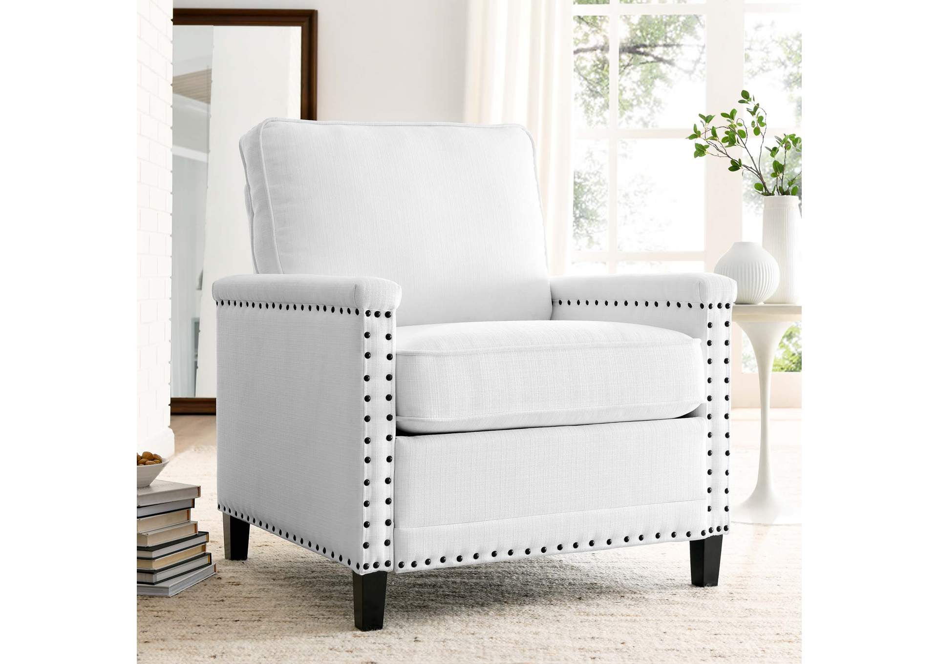 Ashton Upholstered Fabric Armchair,Modway