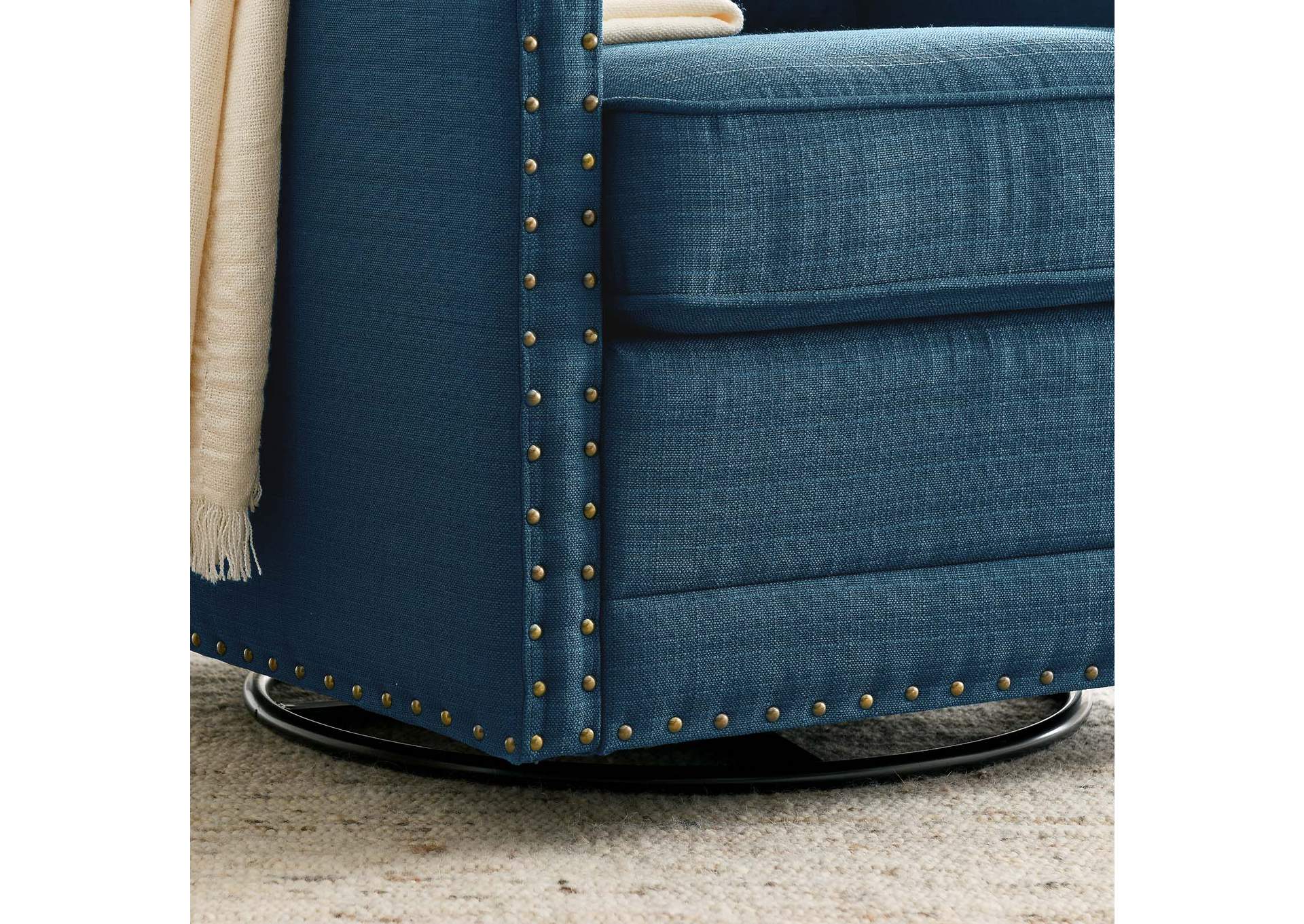Ashton Upholstered Fabric Swivel Chair,Modway