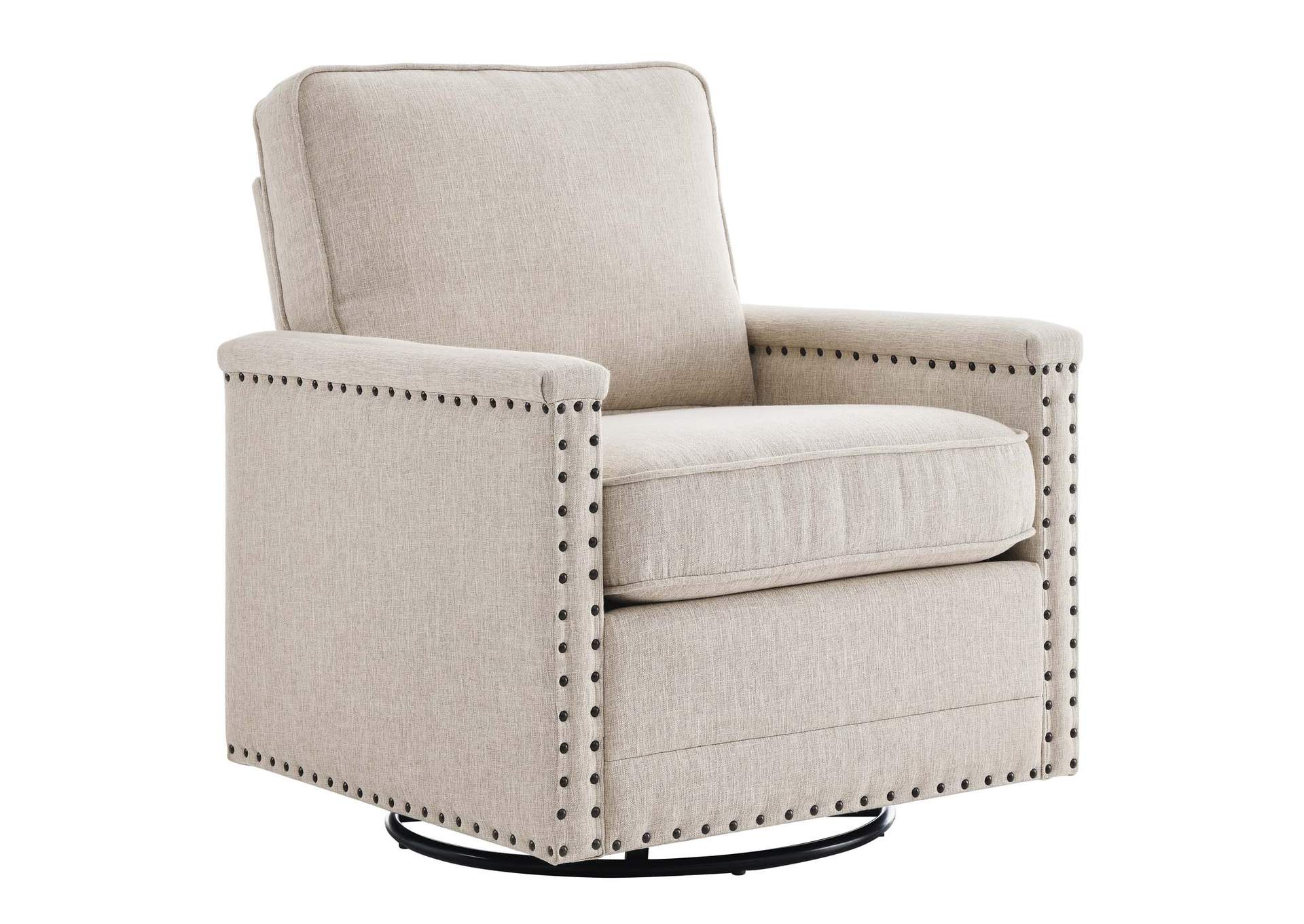 Ashton Upholstered Fabric Swivel Chair,Modway