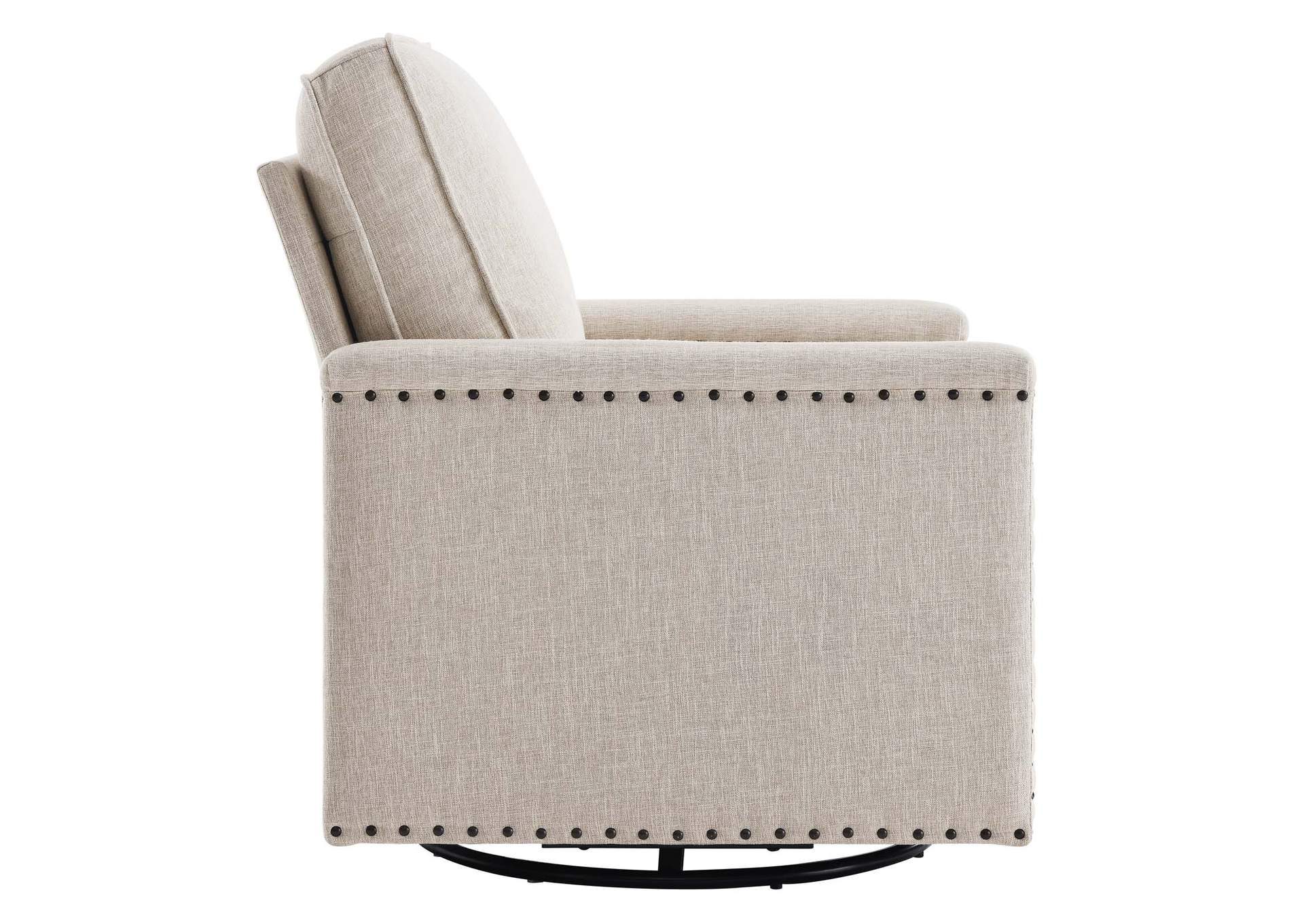 Ashton Upholstered Fabric Swivel Chair,Modway