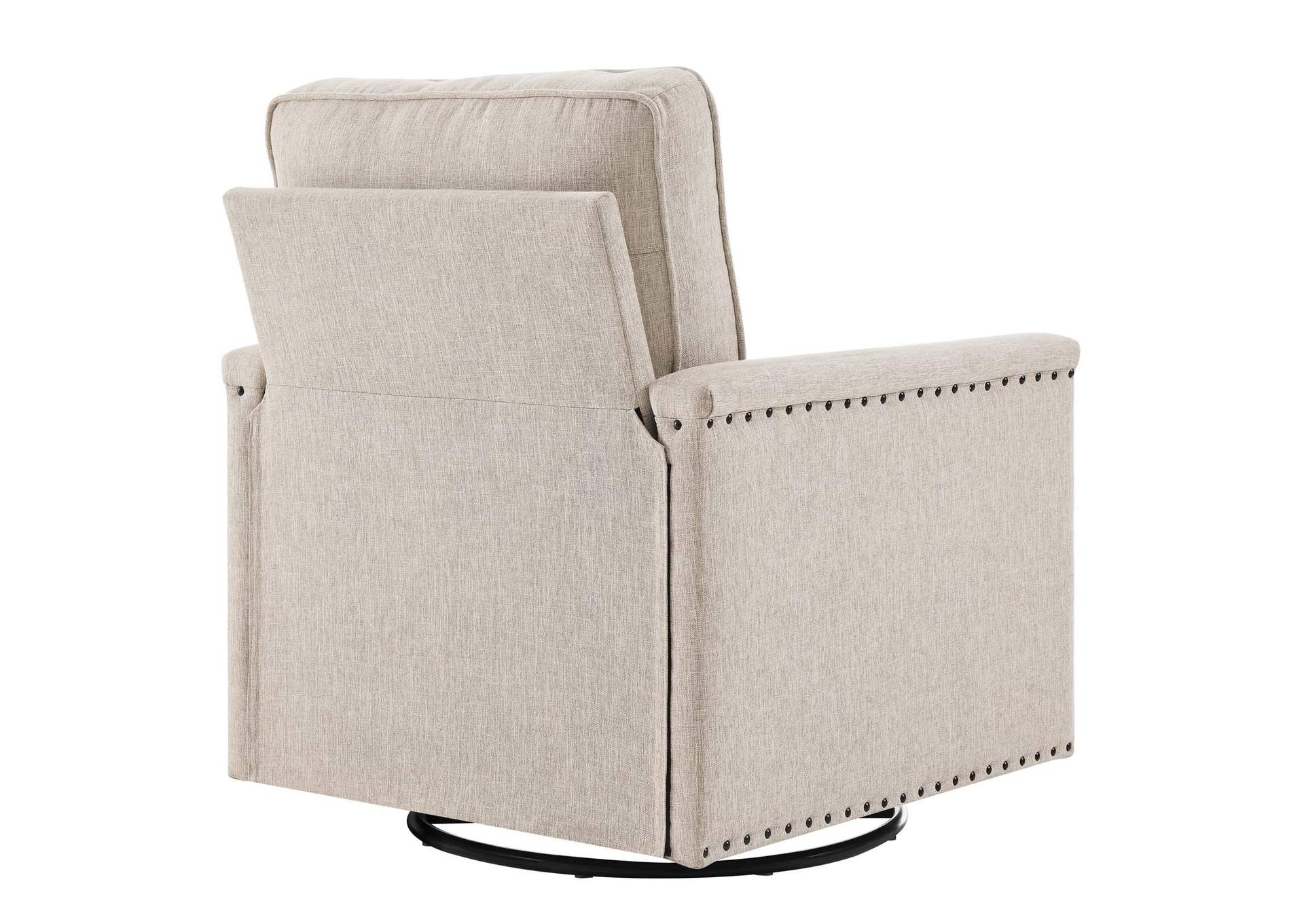 Ashton Upholstered Fabric Swivel Chair,Modway