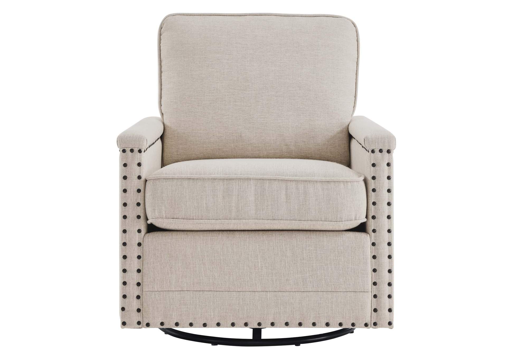 Ashton Upholstered Fabric Swivel Chair,Modway