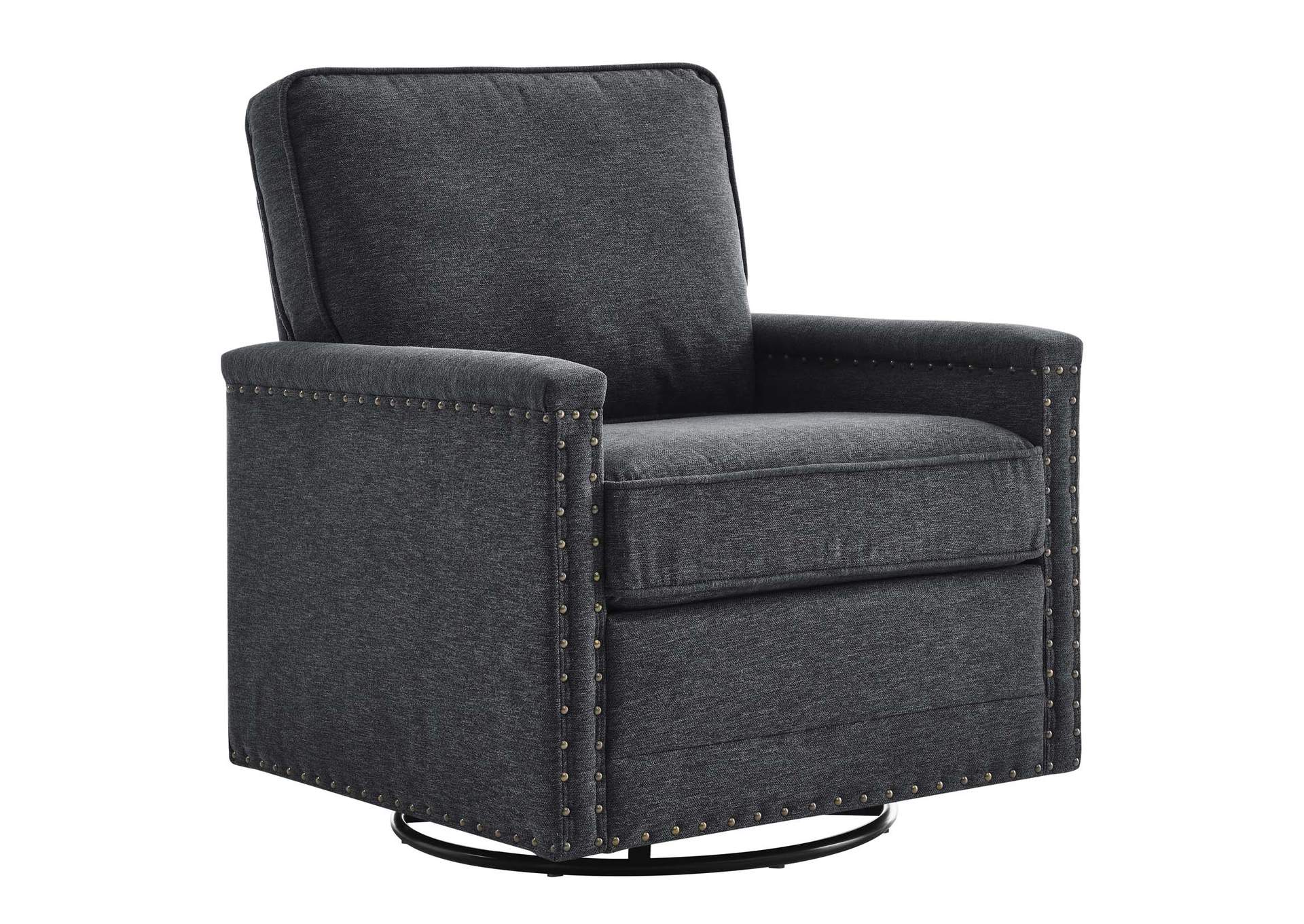 Ashton Upholstered Fabric Swivel Chair,Modway