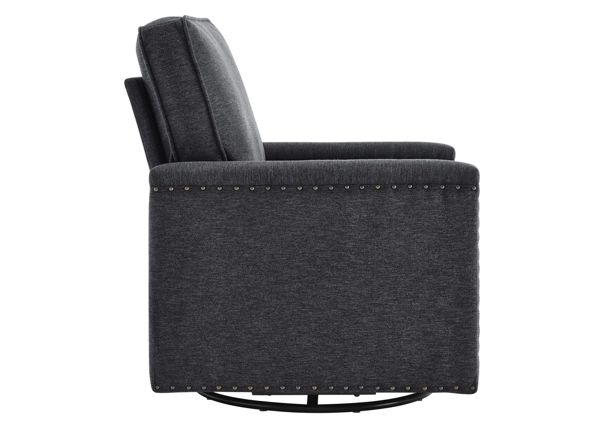 Ashton Upholstered Fabric Swivel Chair,Modway