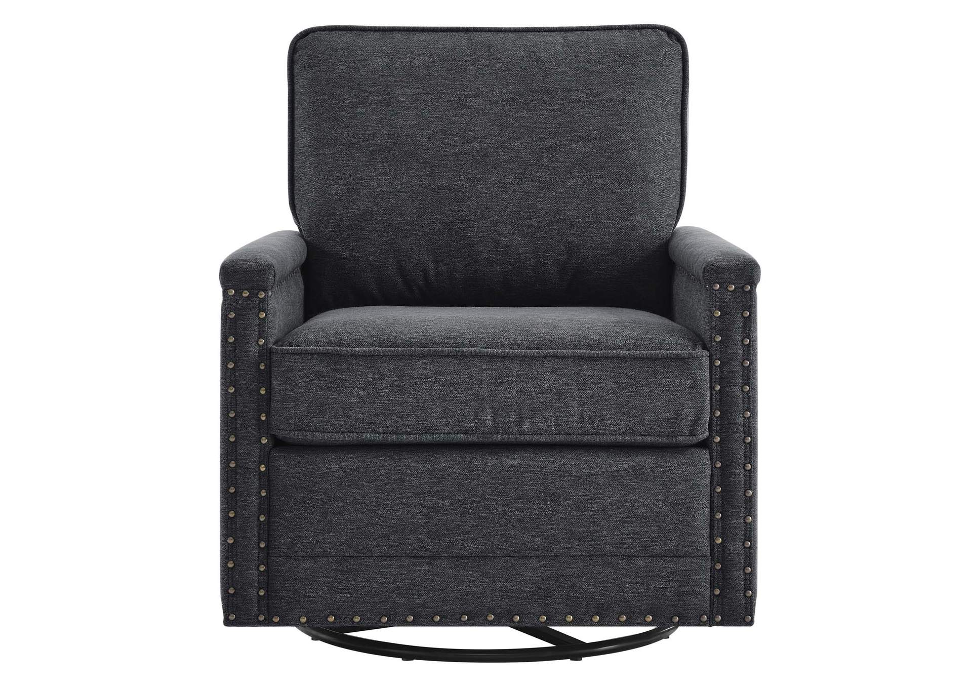 Ashton Upholstered Fabric Swivel Chair,Modway