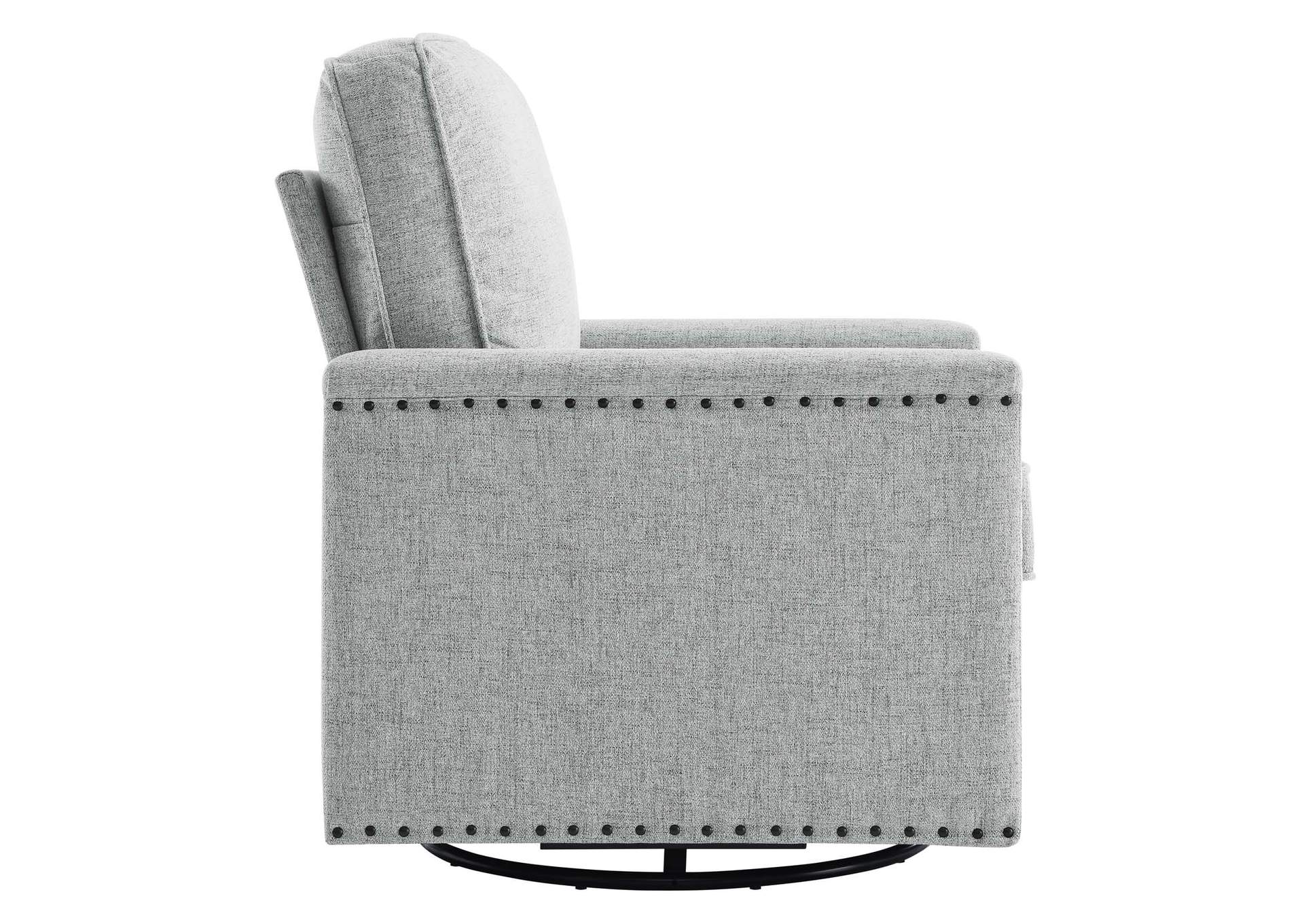 Ashton Upholstered Fabric Swivel Chair,Modway
