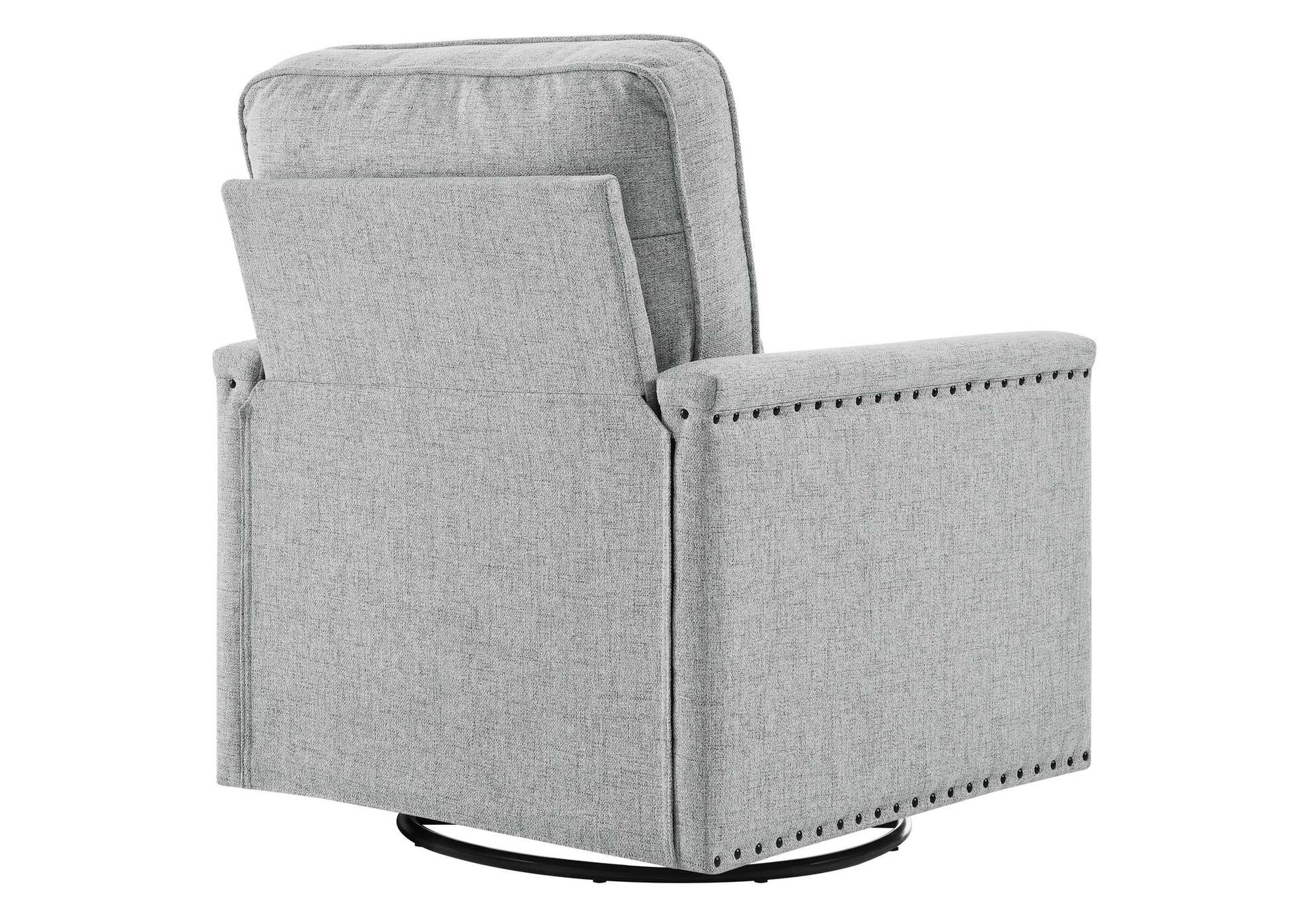Ashton Upholstered Fabric Swivel Chair,Modway