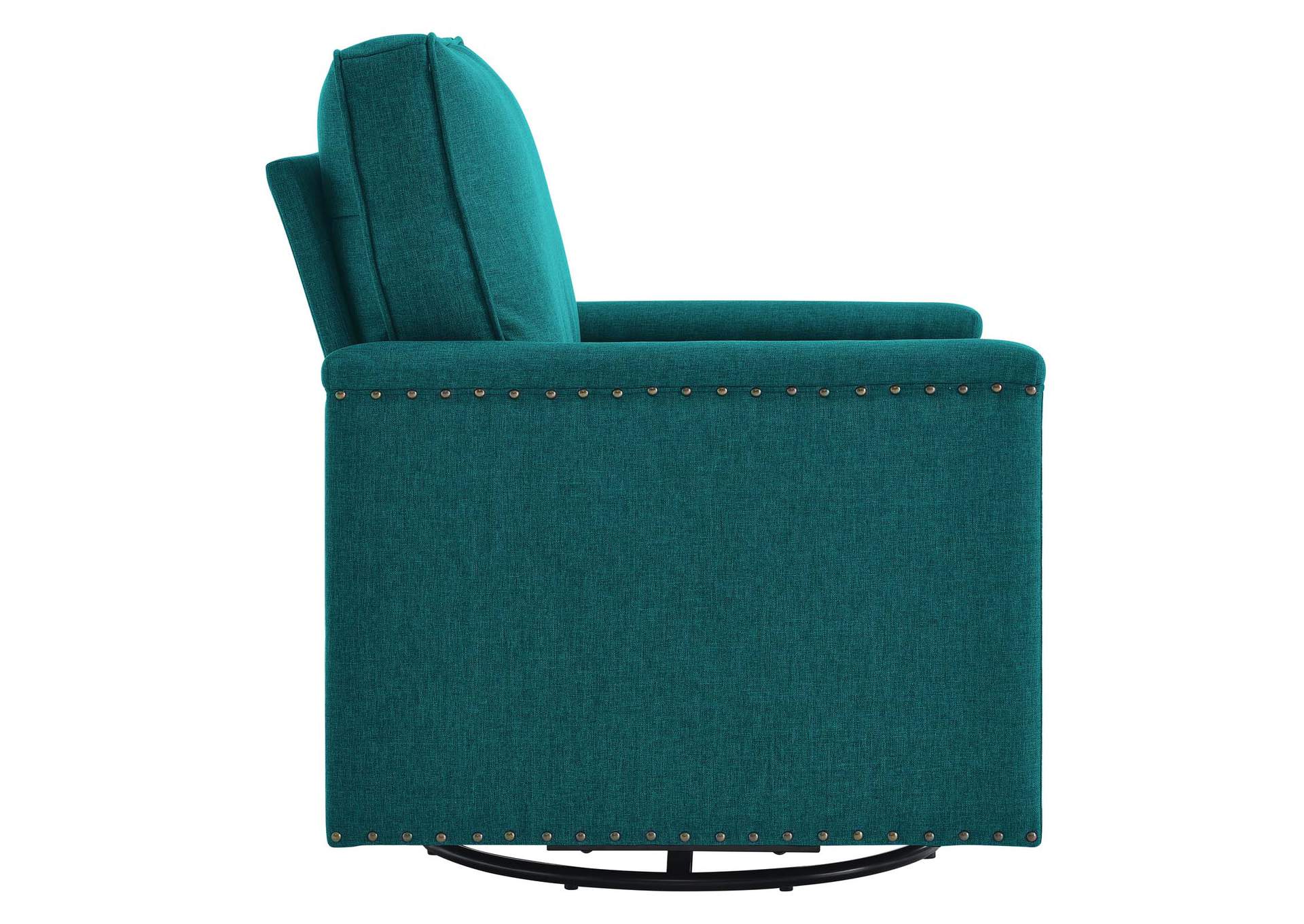 Ashton Upholstered Fabric Swivel Chair,Modway