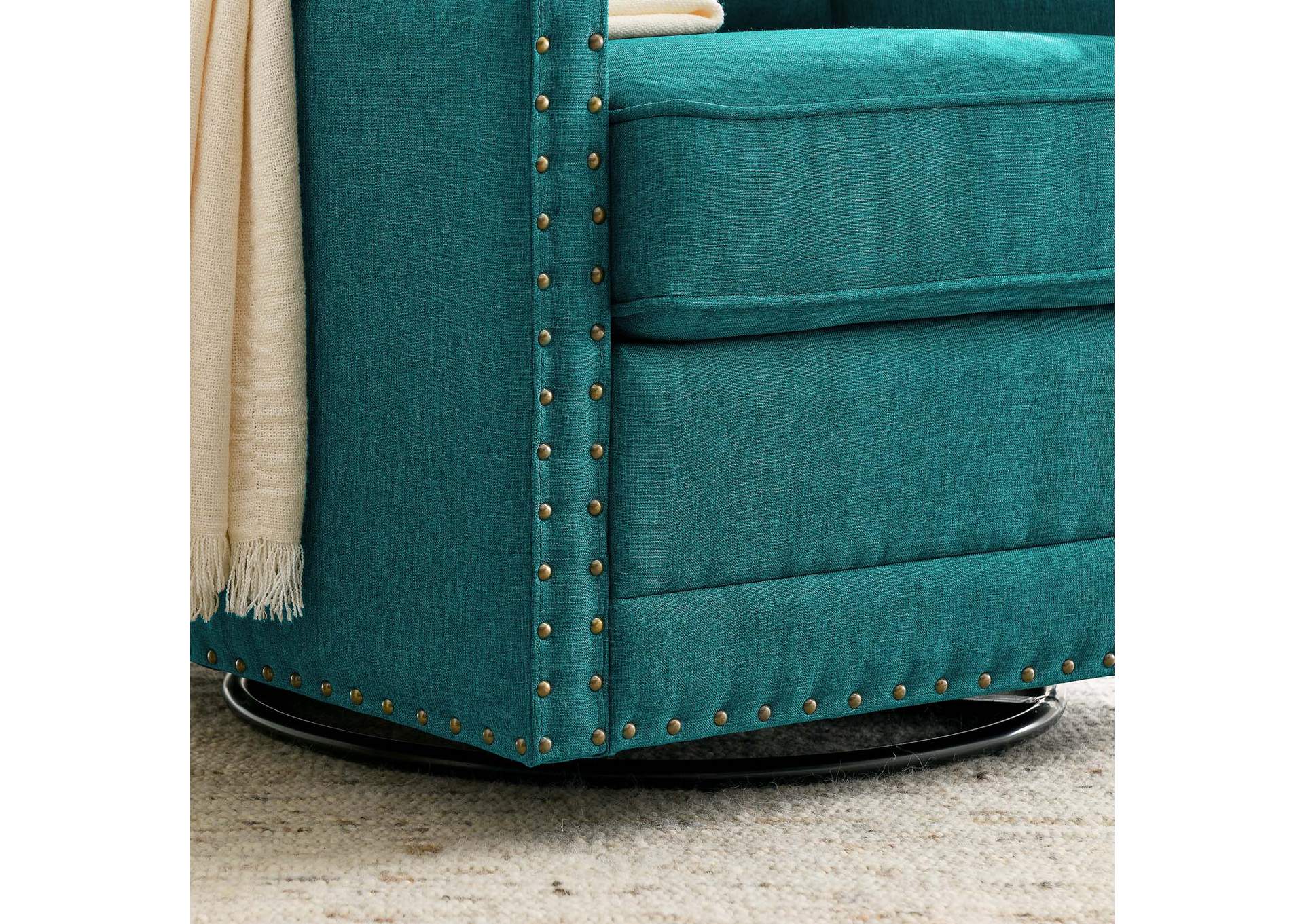 Ashton Upholstered Fabric Swivel Chair,Modway