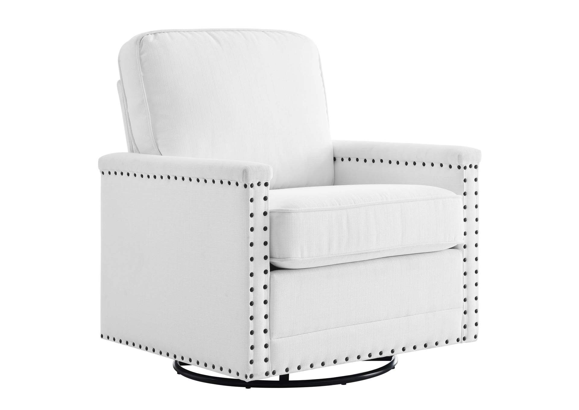 Ashton Upholstered Fabric Swivel Chair,Modway