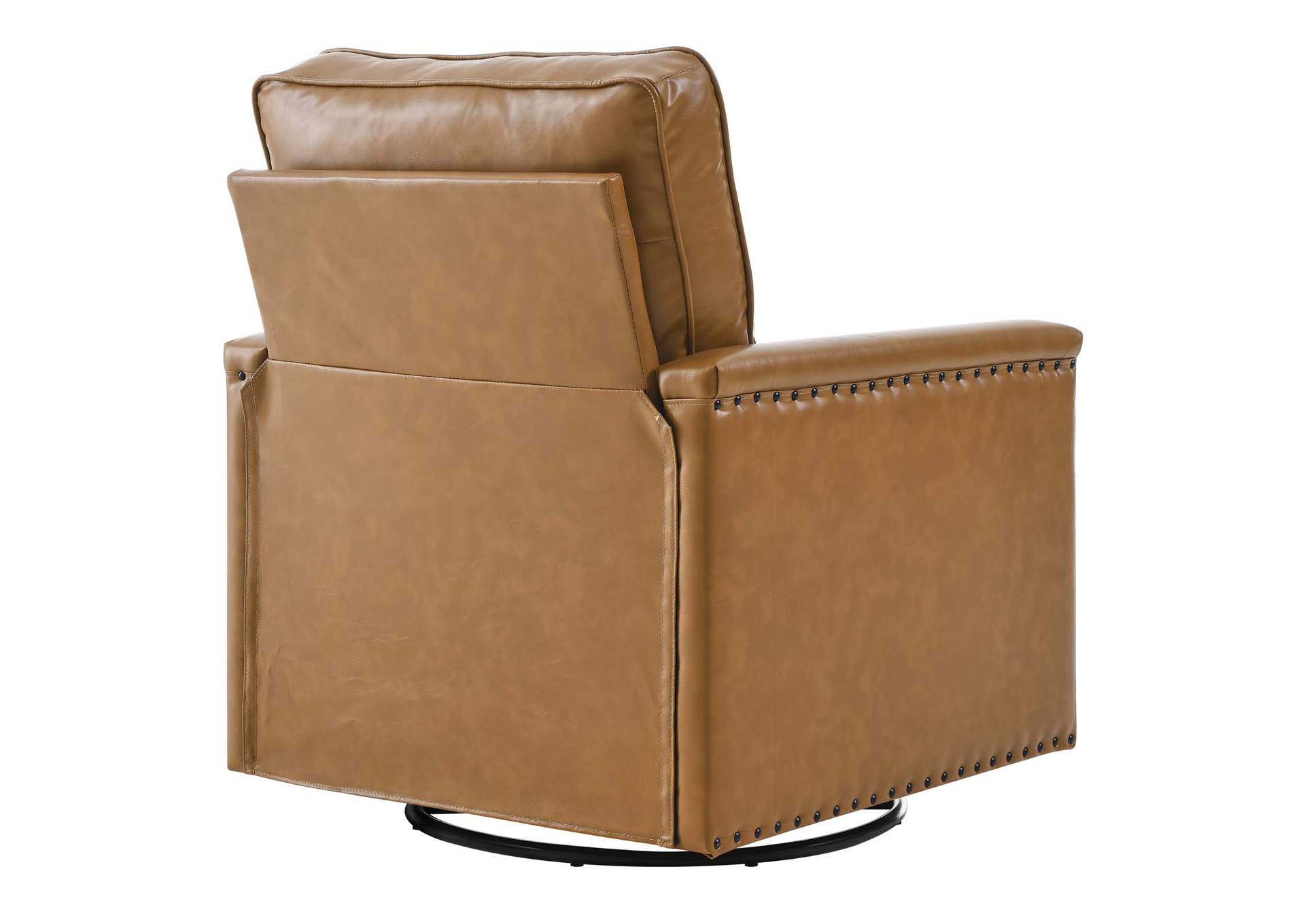 Ashton Vegan Leather Swivel Chair,Modway