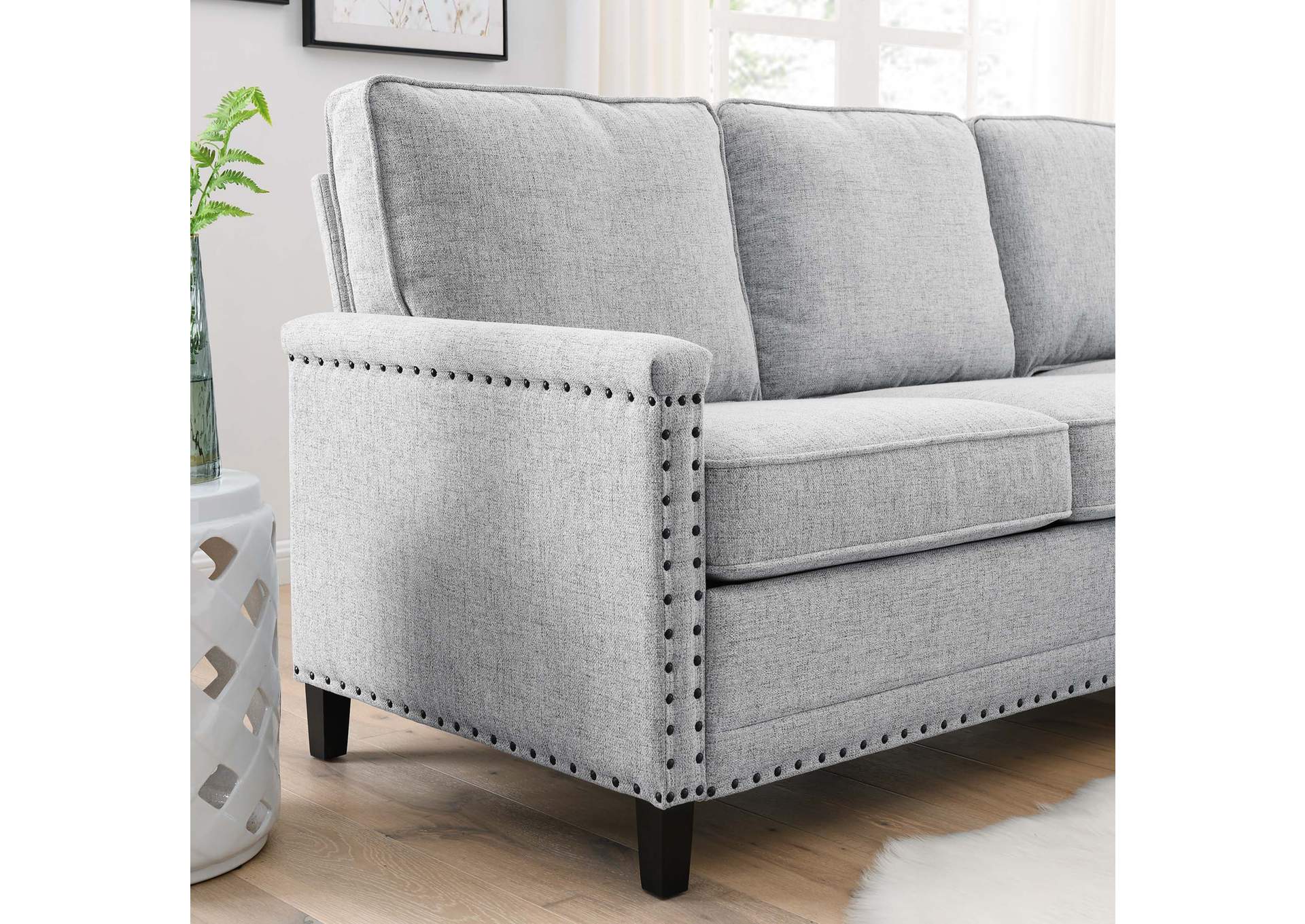 Ashton Upholstered Fabric Sectional Sofa,Modway