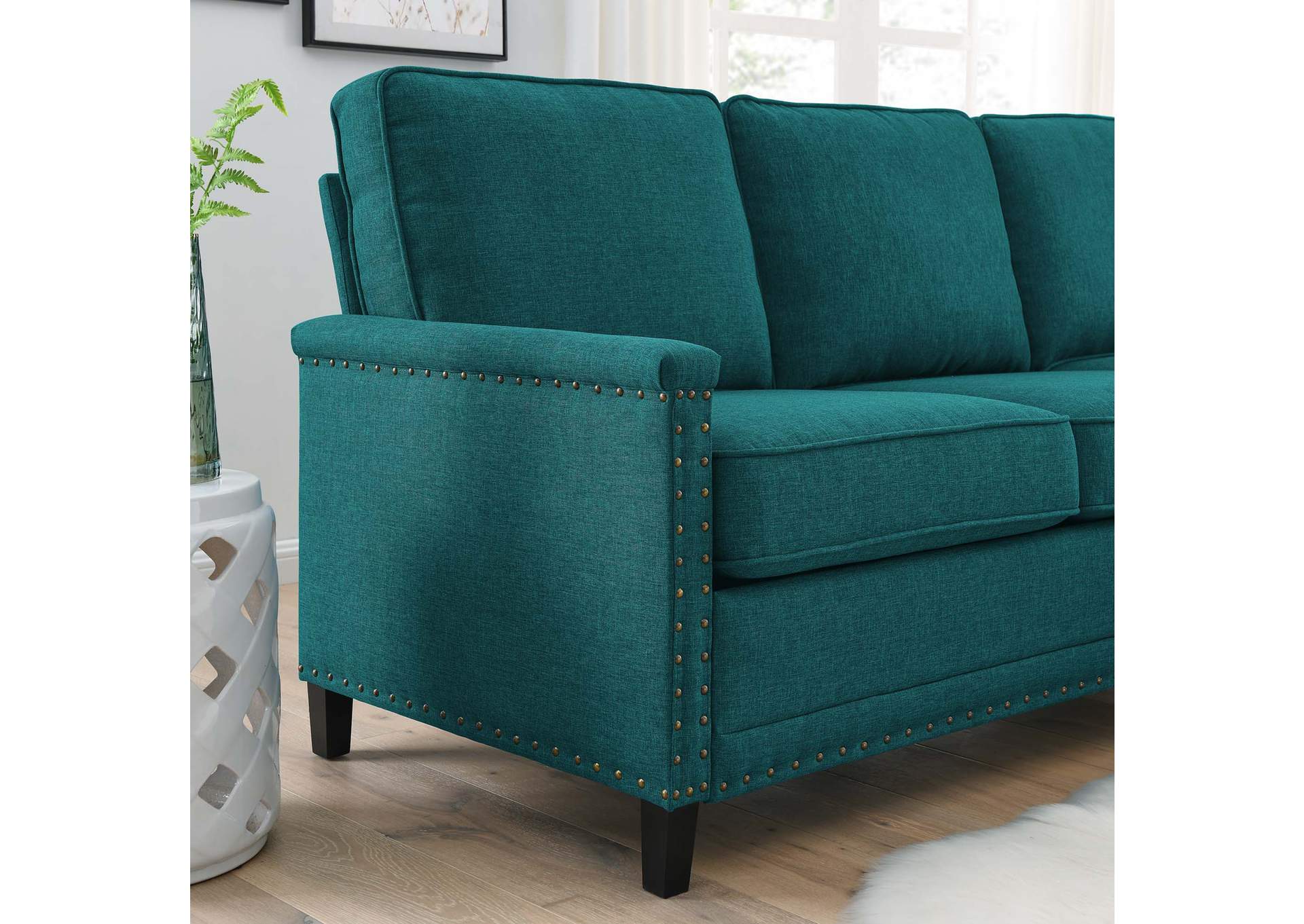 Ashton Upholstered Fabric Sectional Sofa,Modway