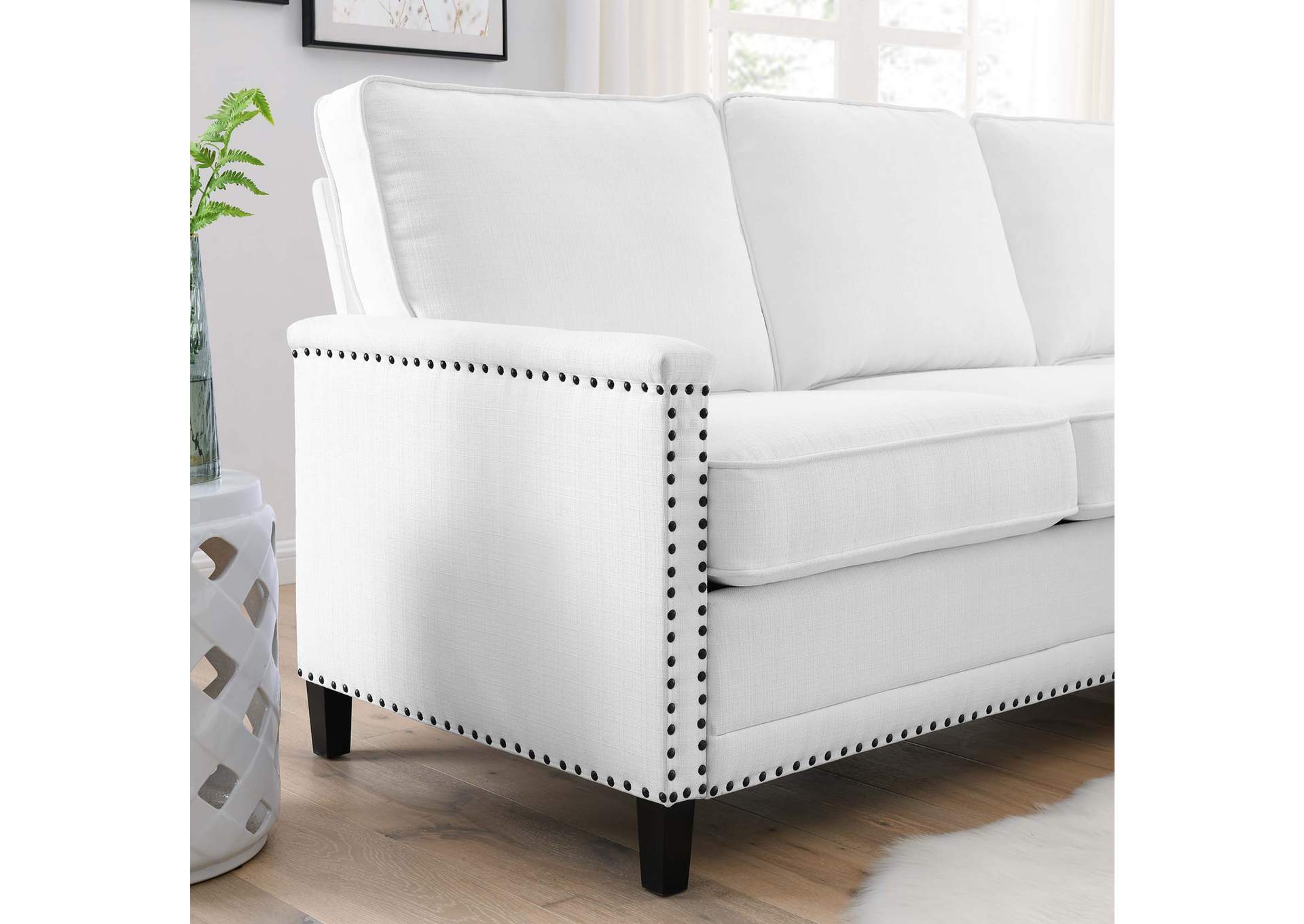 Ashton Upholstered Fabric Sectional Sofa,Modway