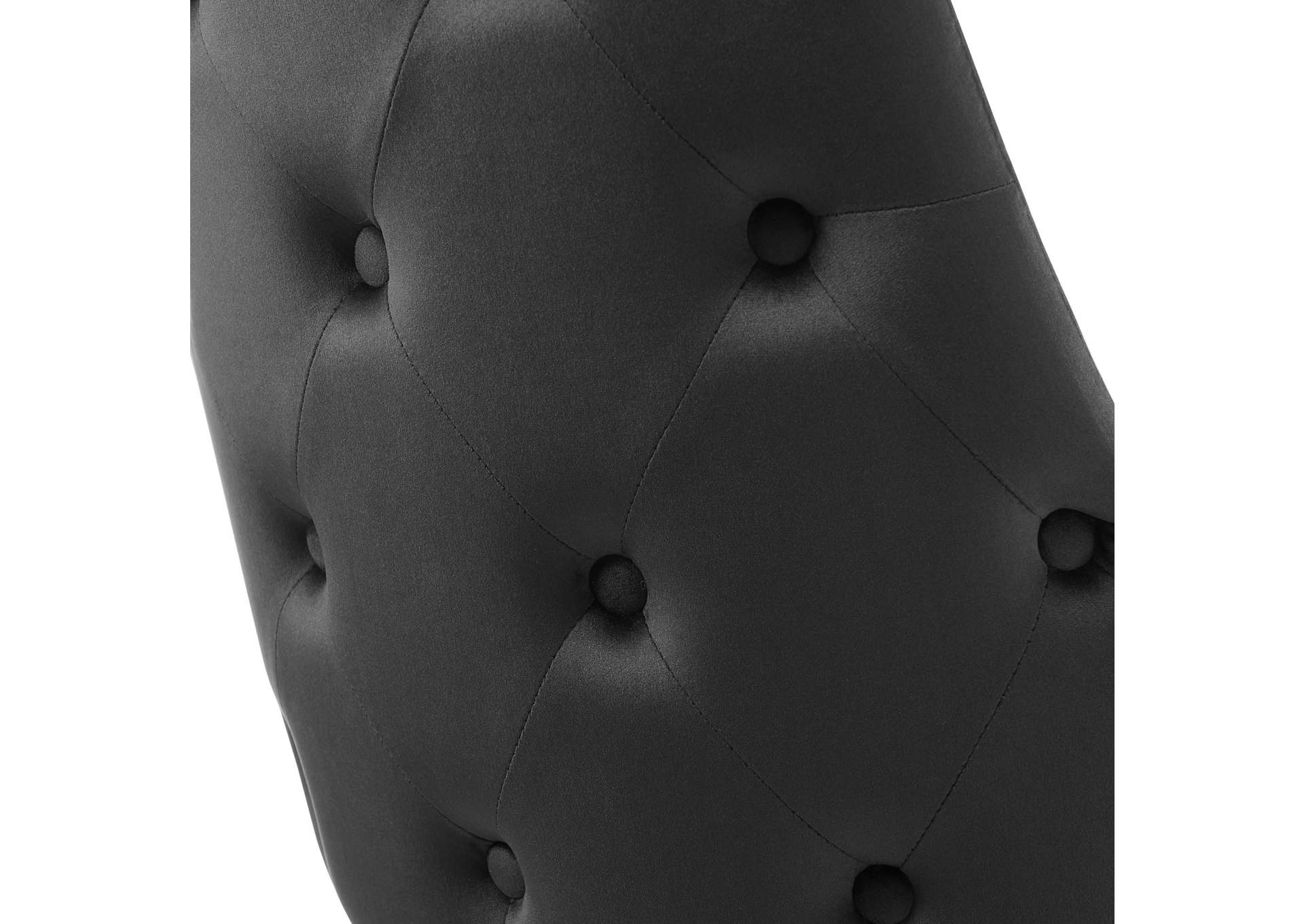 Black Adorn Dining Side Chair Performance Velvet [Set of 2],Modway