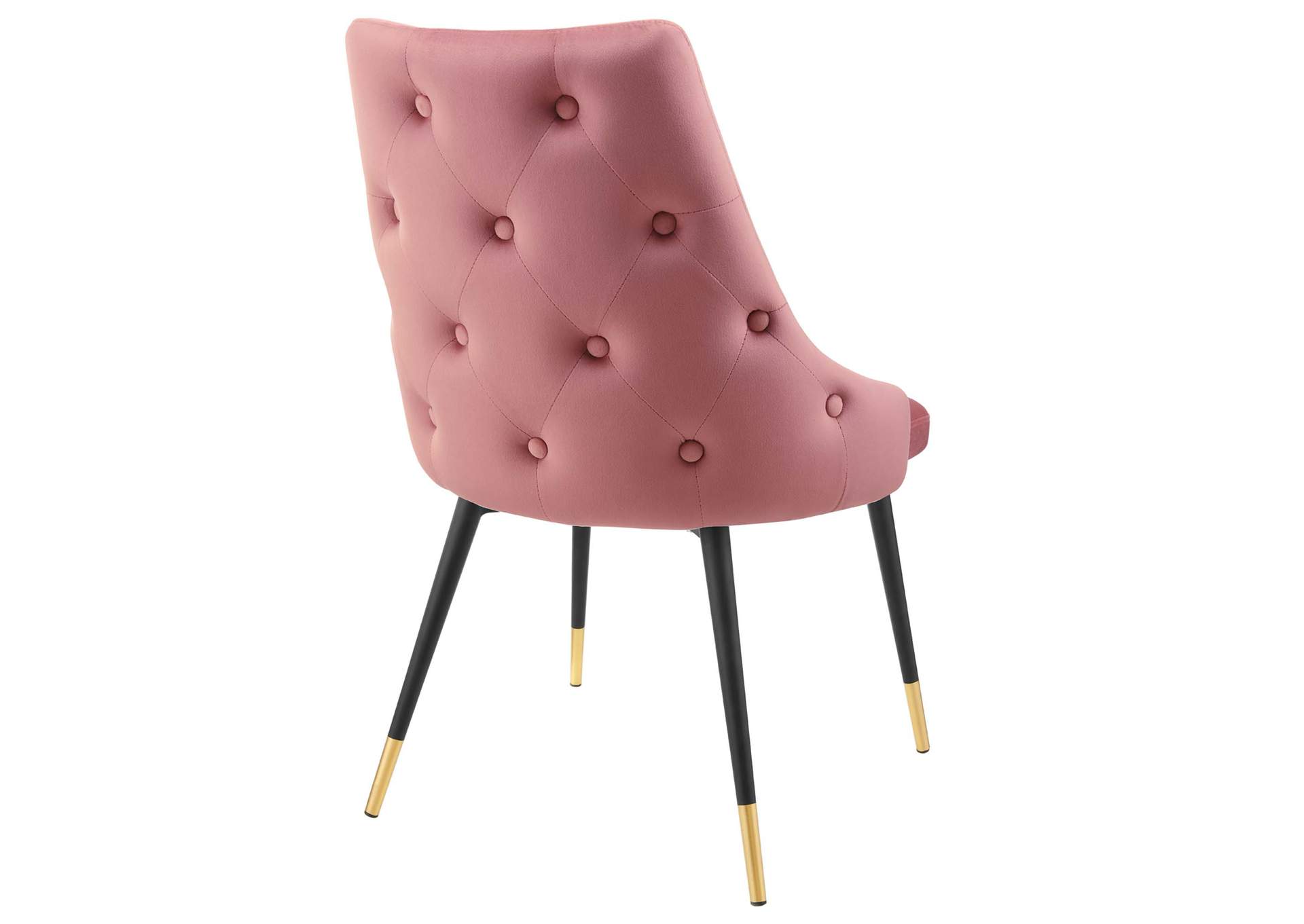 Dusty Rose Adorn Dining Side Chair Performance Velvet [Set of 2],Modway