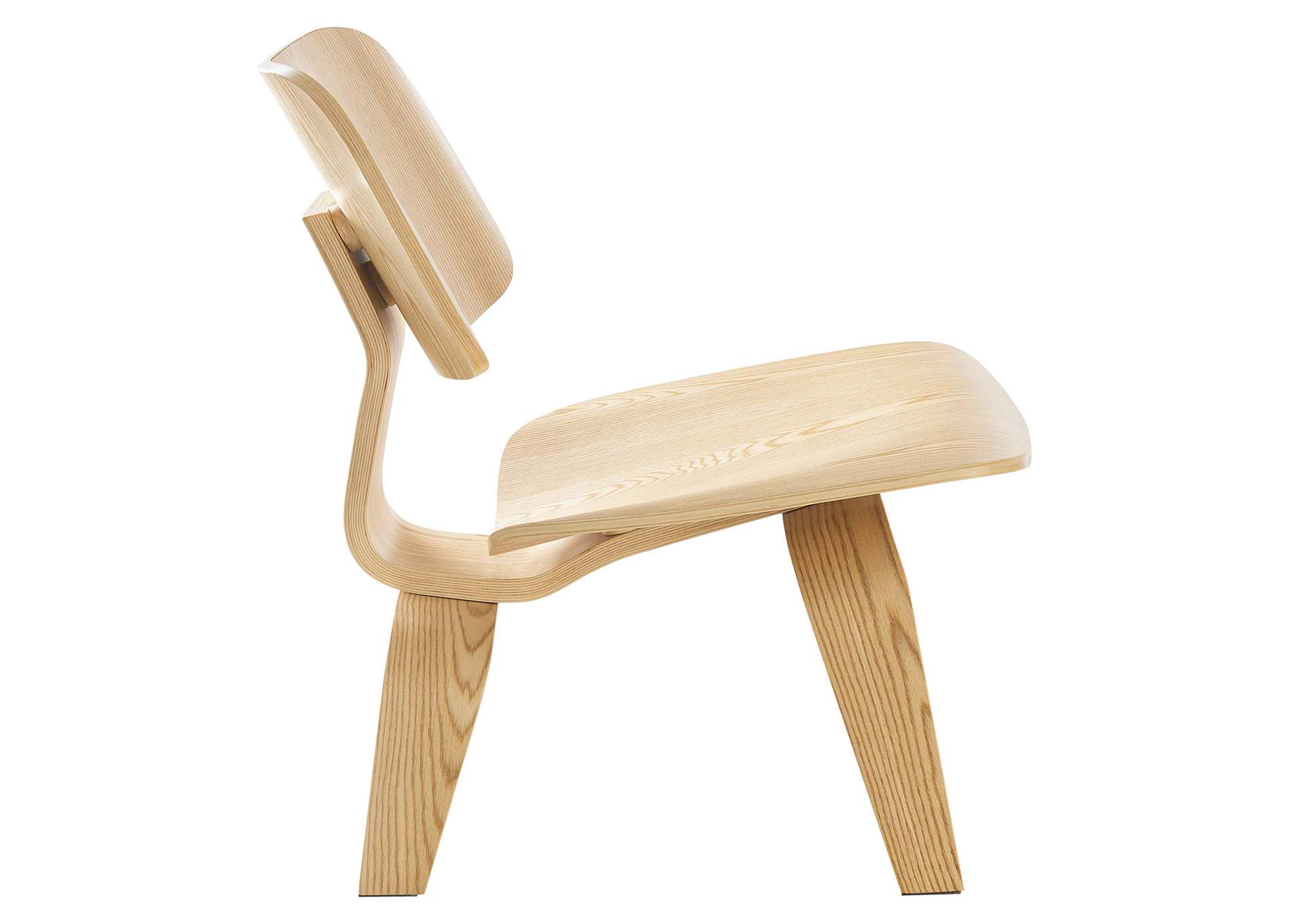 Natural Fathom Wood Lounge Chair,Modway