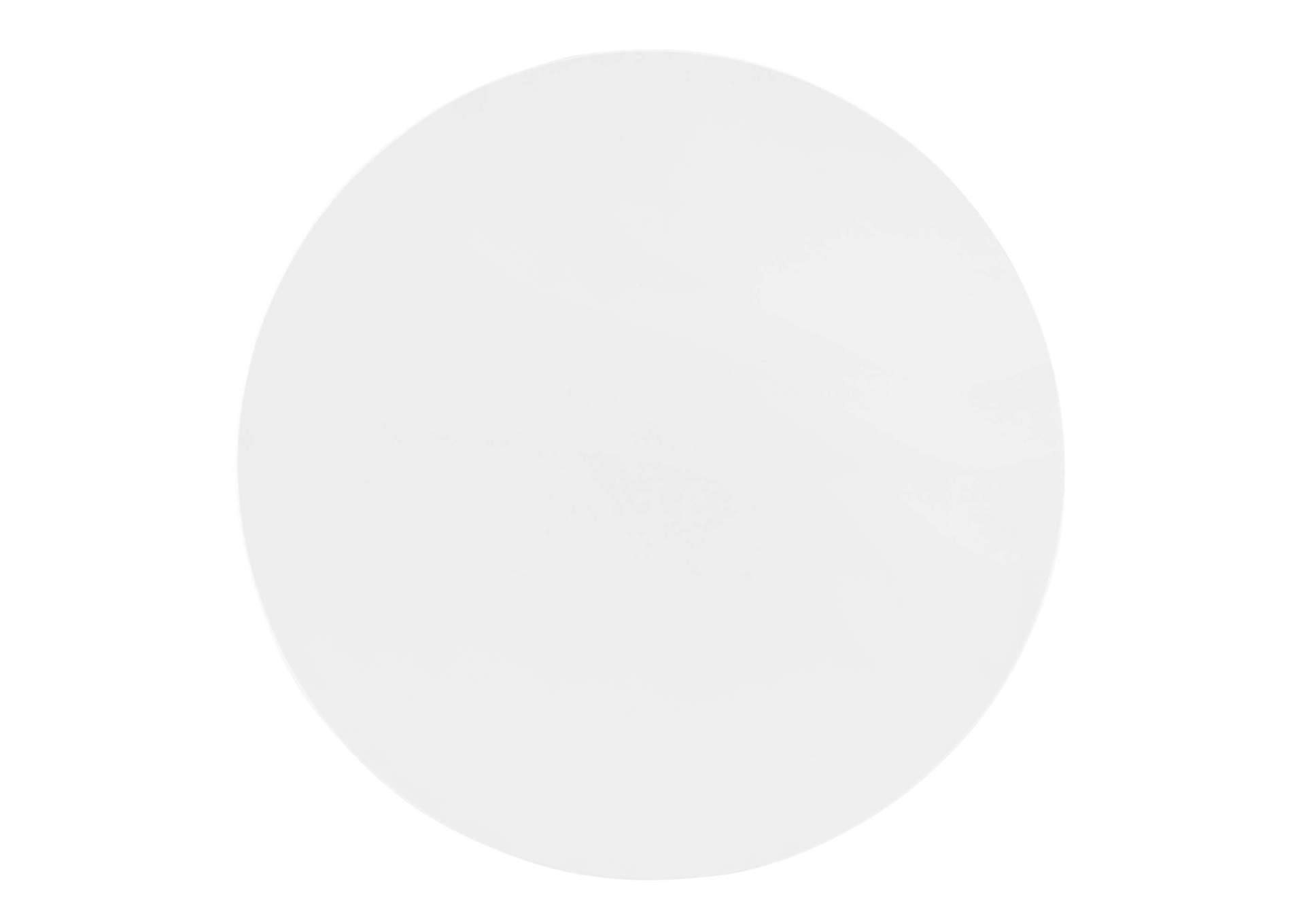 Gold White Zinque 36" Dining Table,Modway
