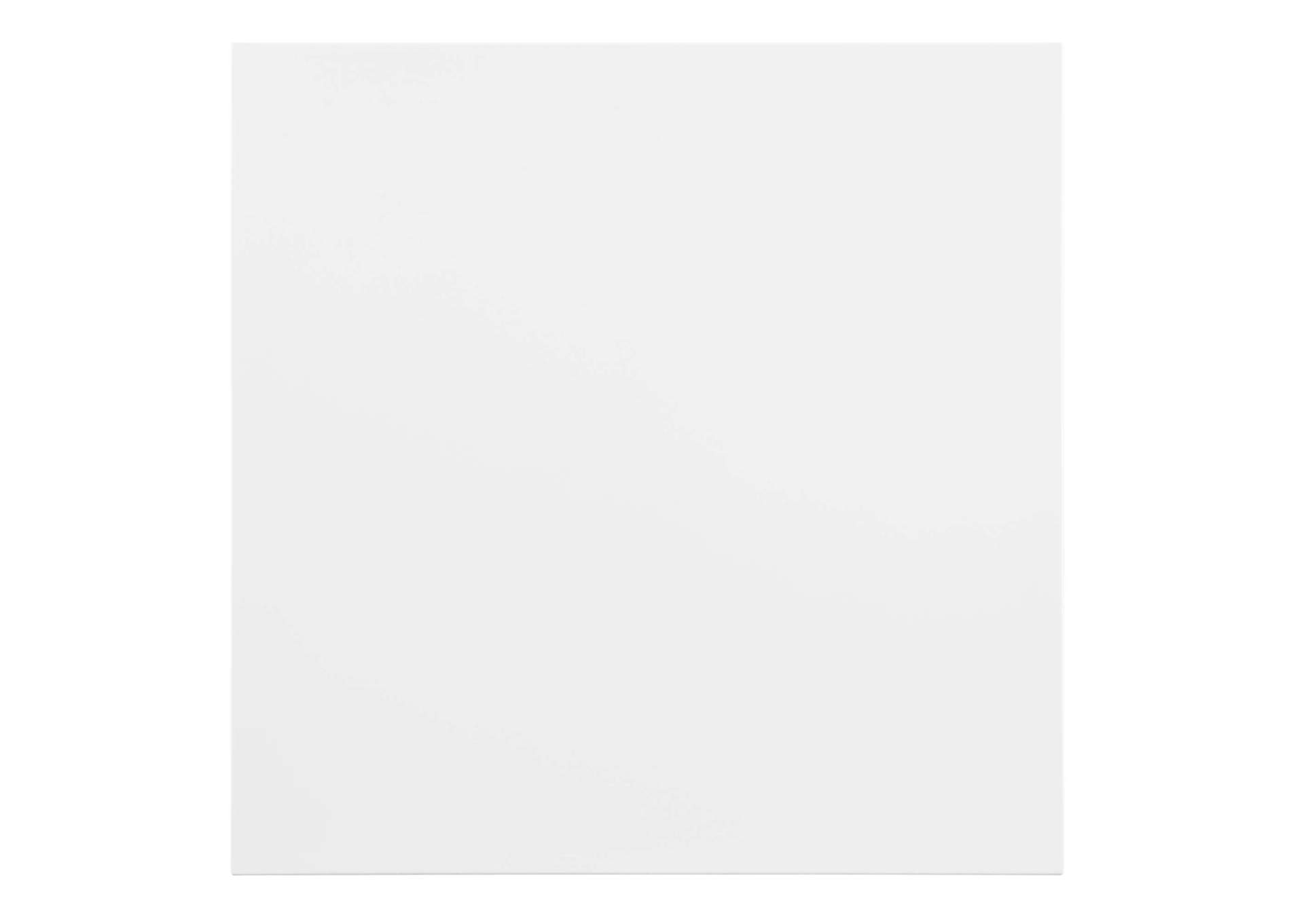 Gold White Zinque 28" Square Dining Table,Modway