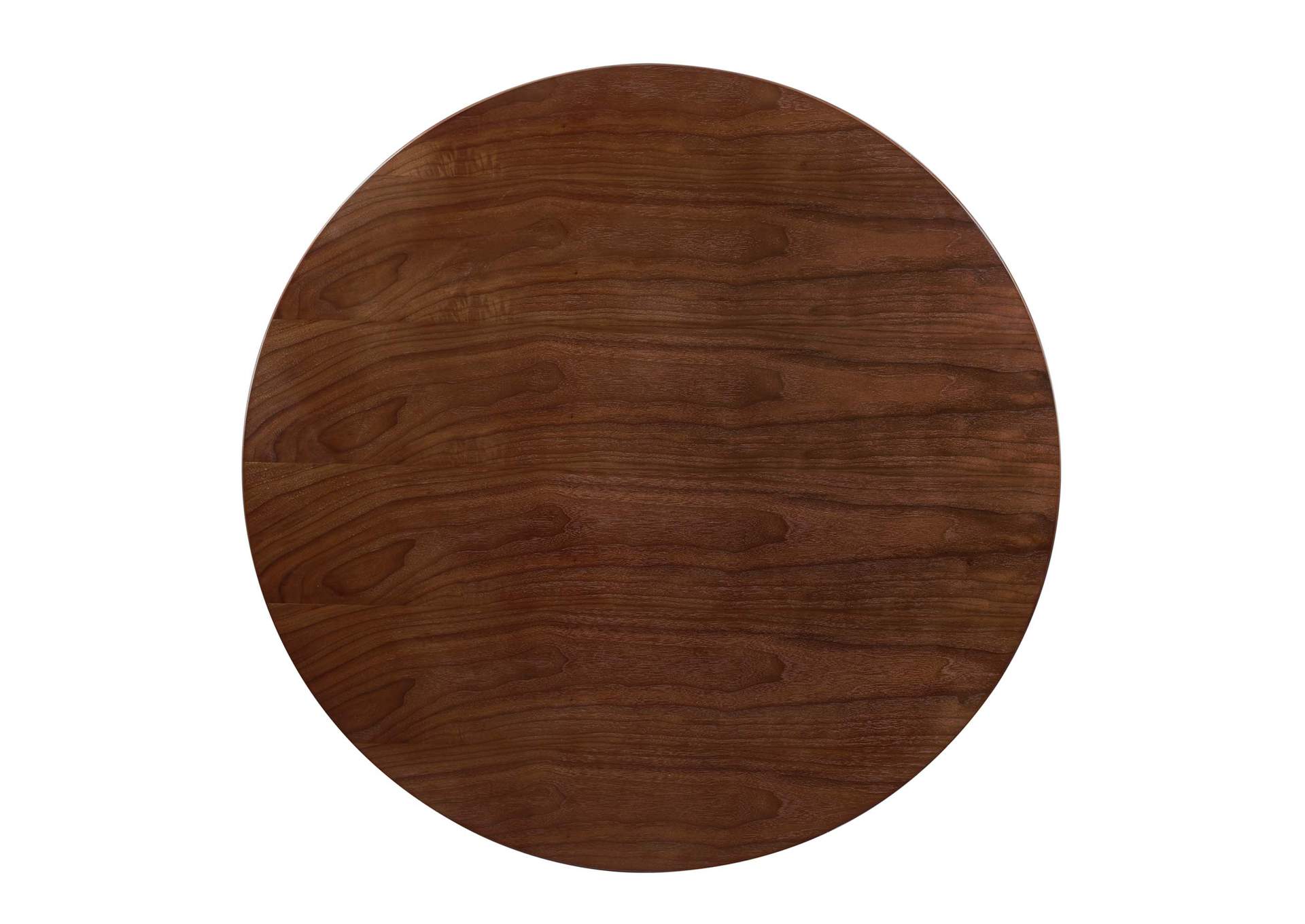 Gold Walnut Zinque 47" Dining Table,Modway