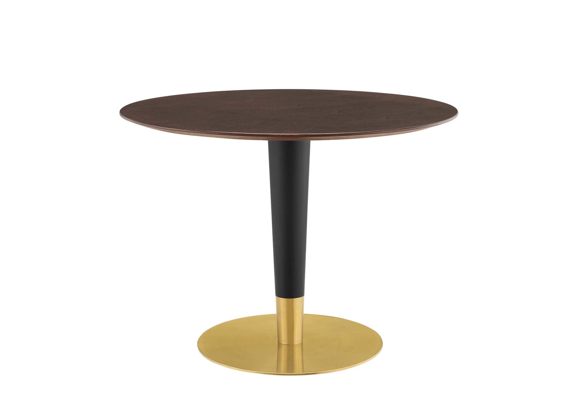 Gold Cherry Walnut Zinque 40" Dining Table,Modway