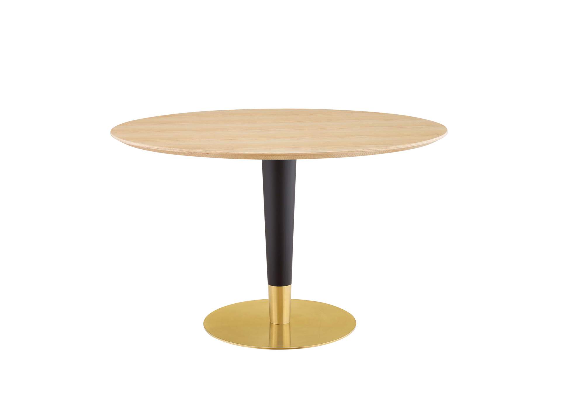 Gold Natural Zinque 47" Dining Table,Modway