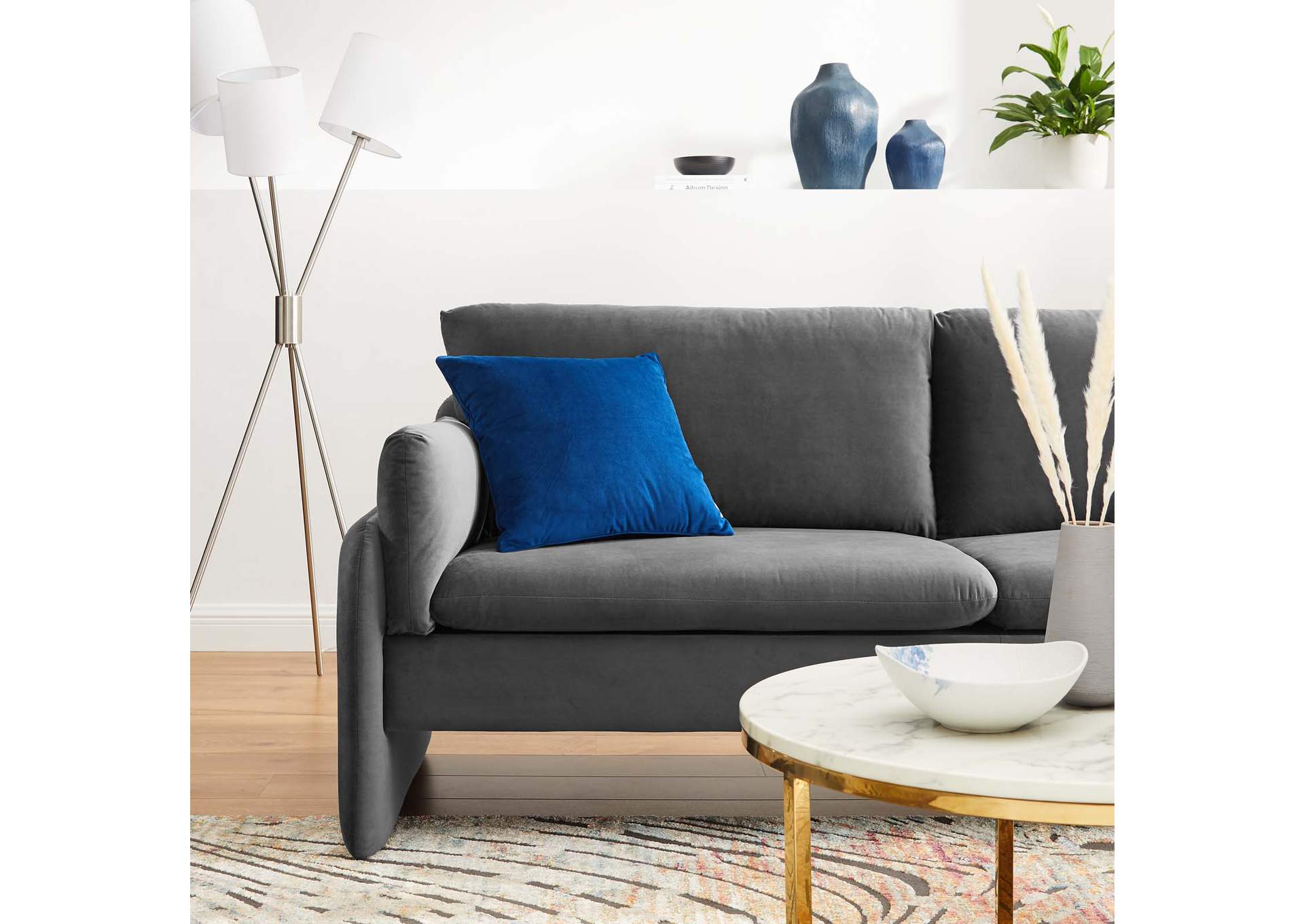 Indicate Performance Velvet Sofa,Modway