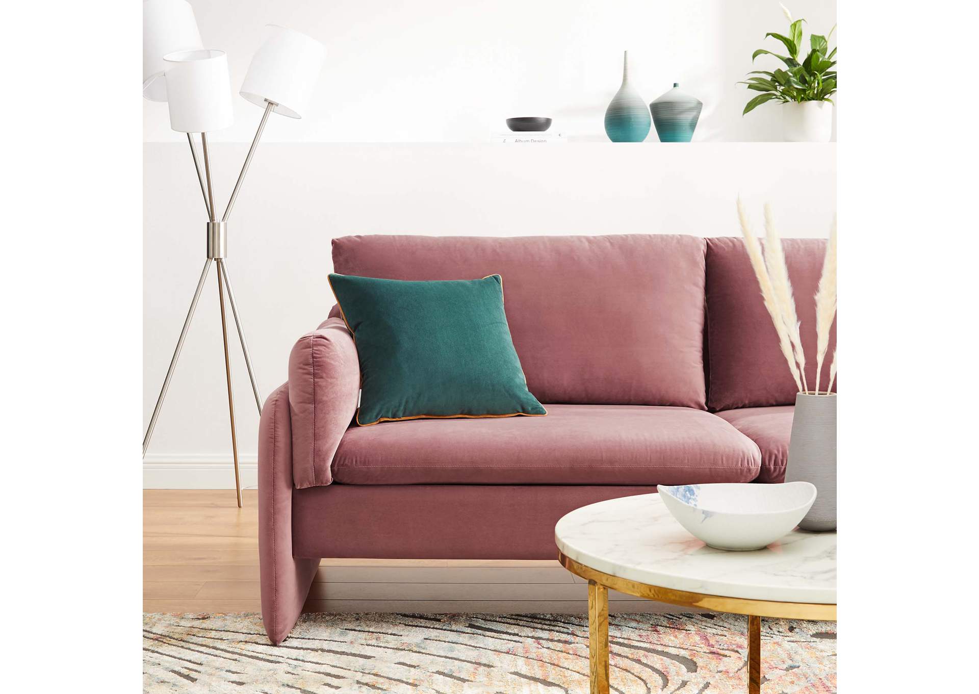 Indicate Performance Velvet Sofa,Modway