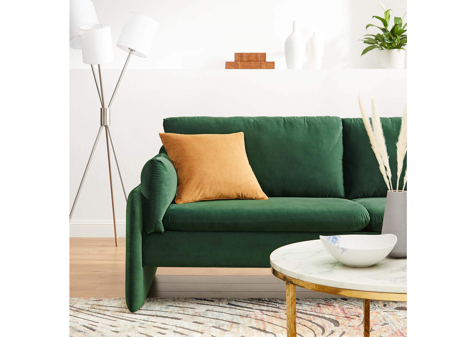 Indicate Performance Velvet Sofa,Modway