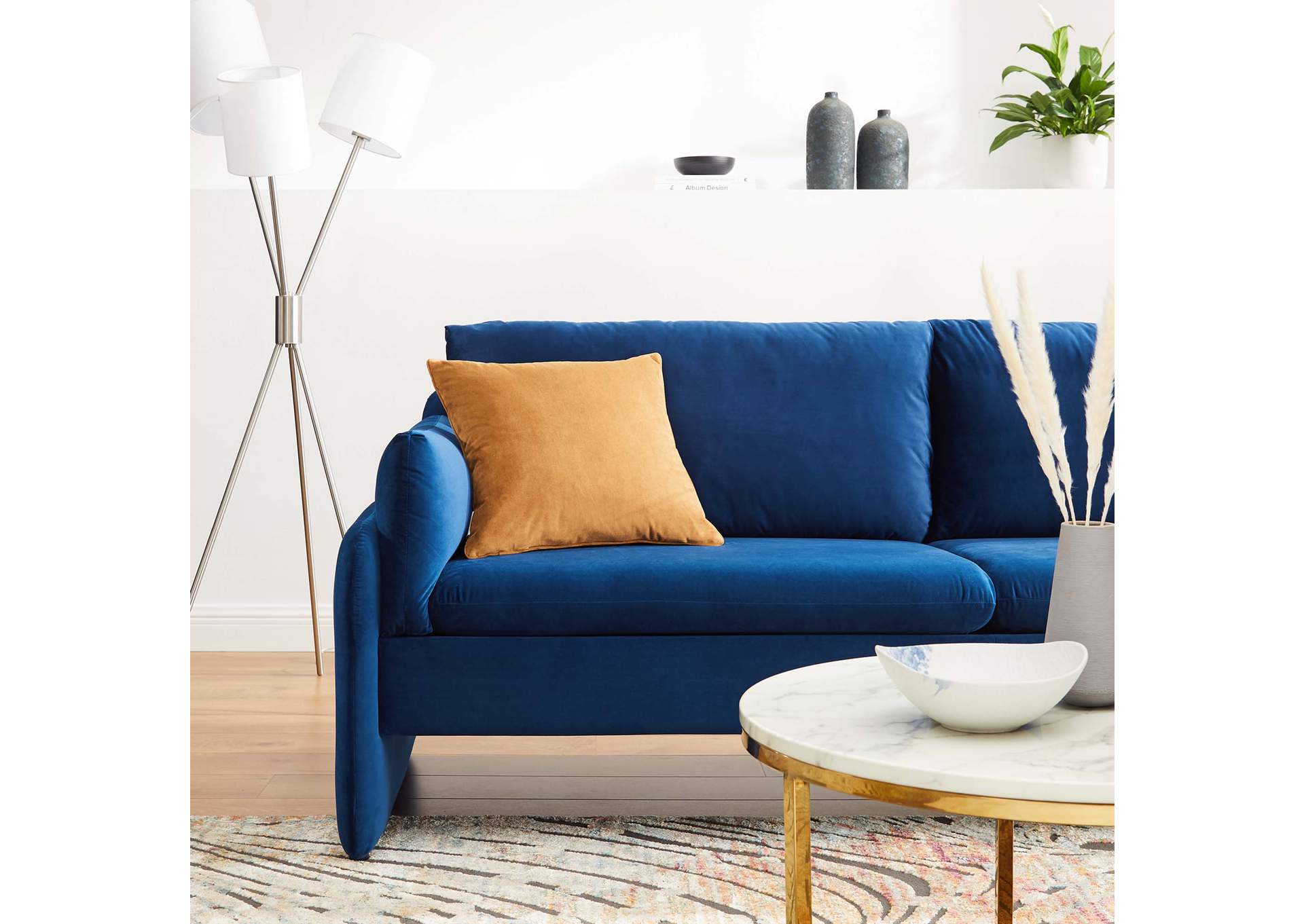 Indicate Performance Velvet Sofa,Modway