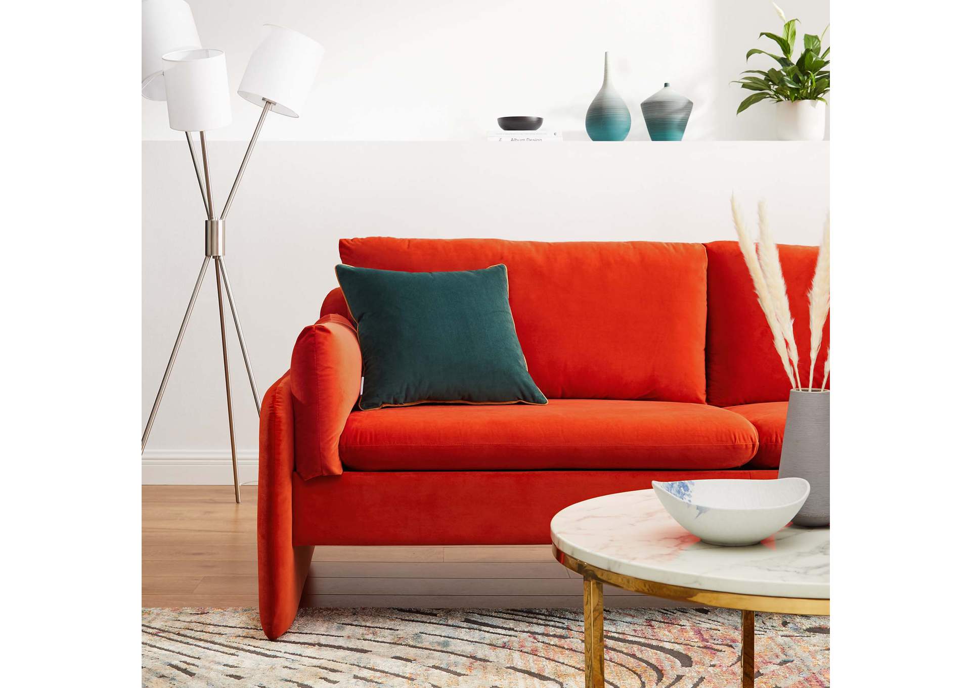 Indicate Performance Velvet Sofa,Modway