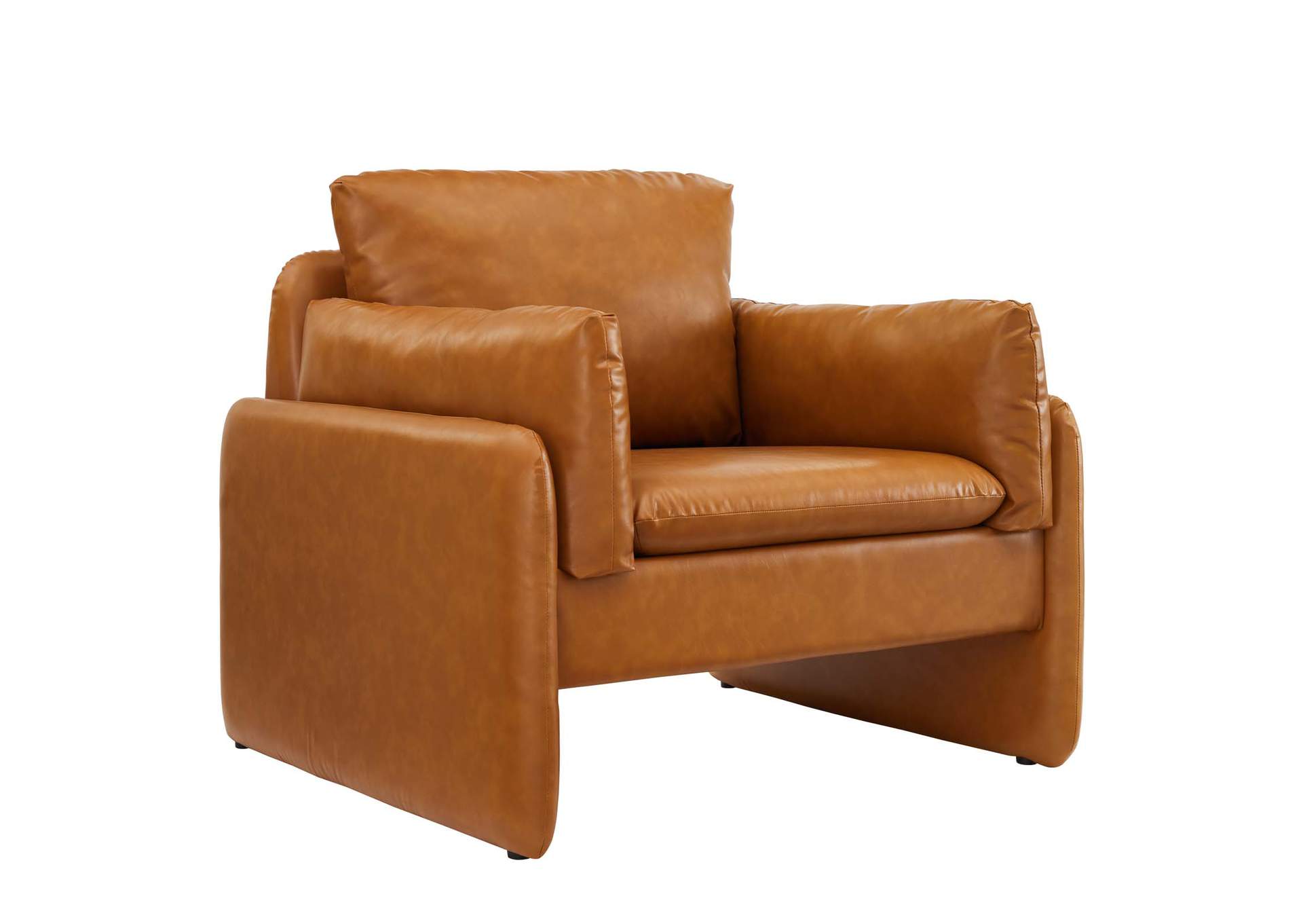 Indicate Vegan Leather Armchair,Modway