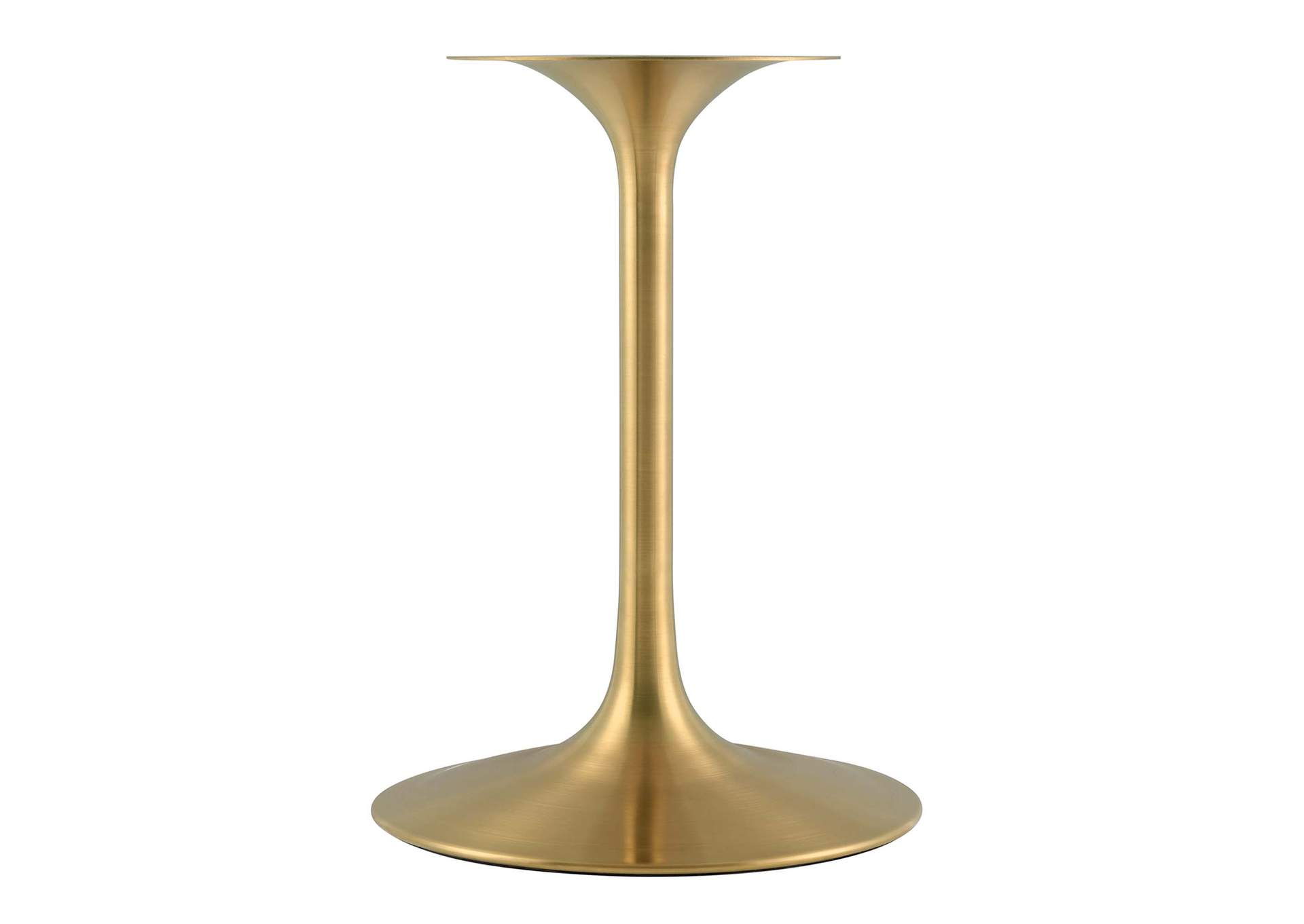 Gold Natural Lippa 24" Square Wood Dining Table,Modway