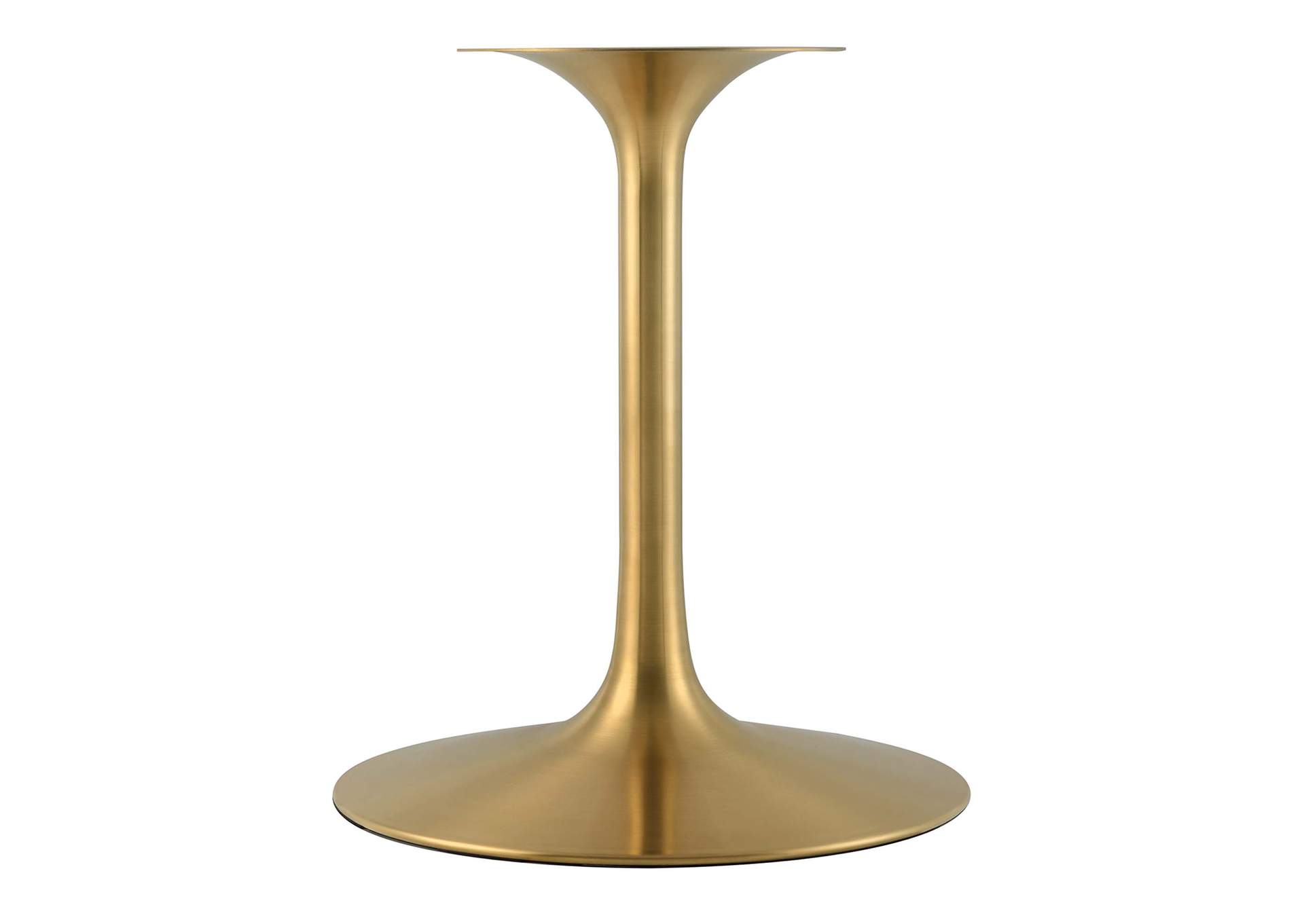 Gold Cherry Walnut Lippa 40" Wood Dining Table,Modway