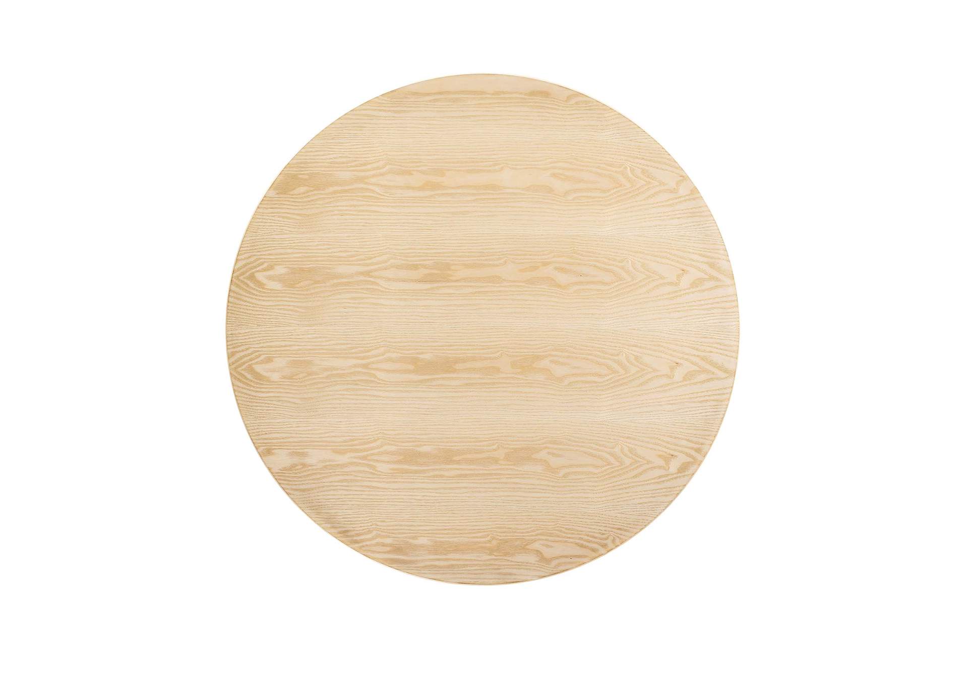 Gold Natural Lippa 40" Wood Dining Table,Modway
