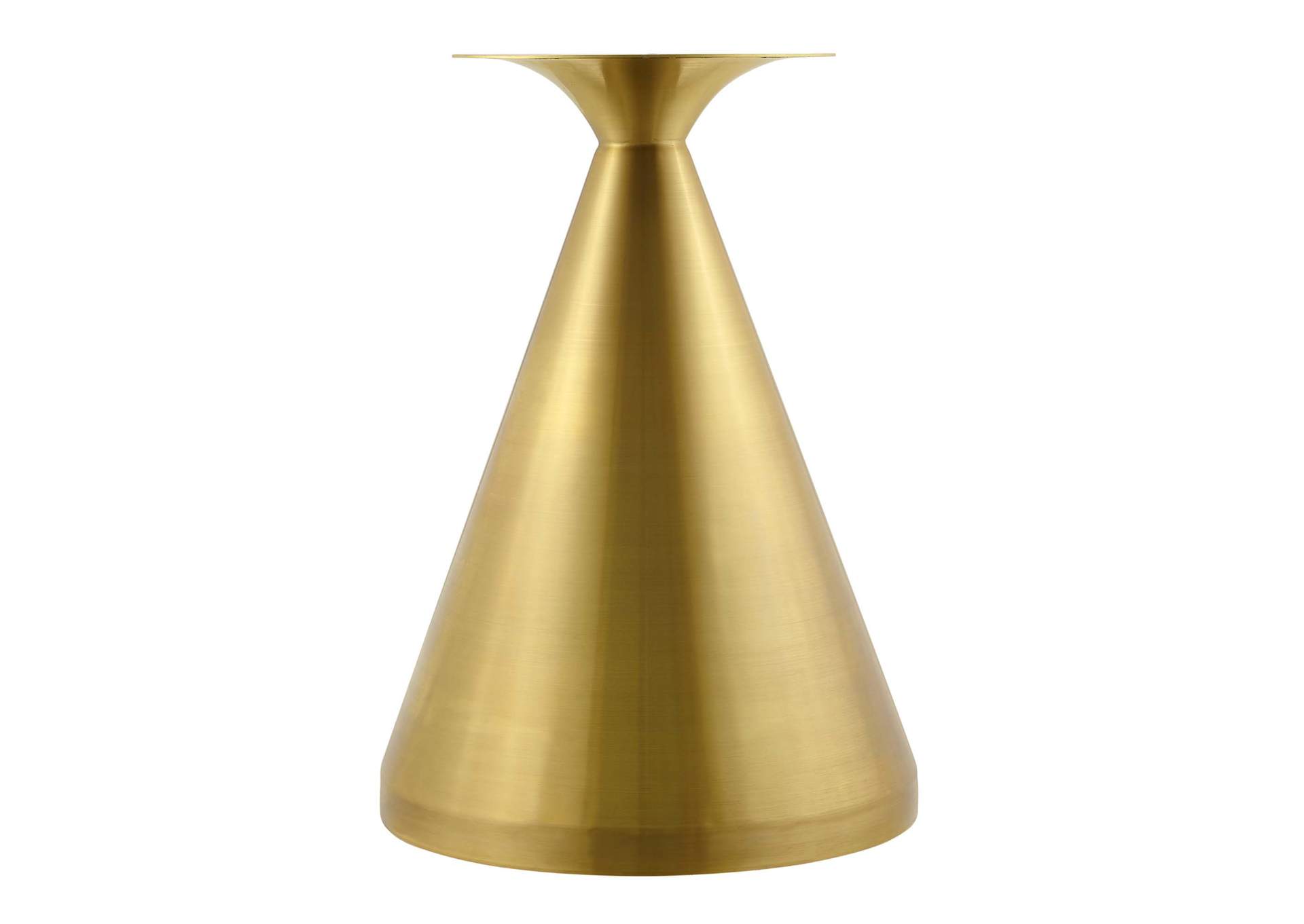 Gold White Tupelo 24" Square Dining Table,Modway