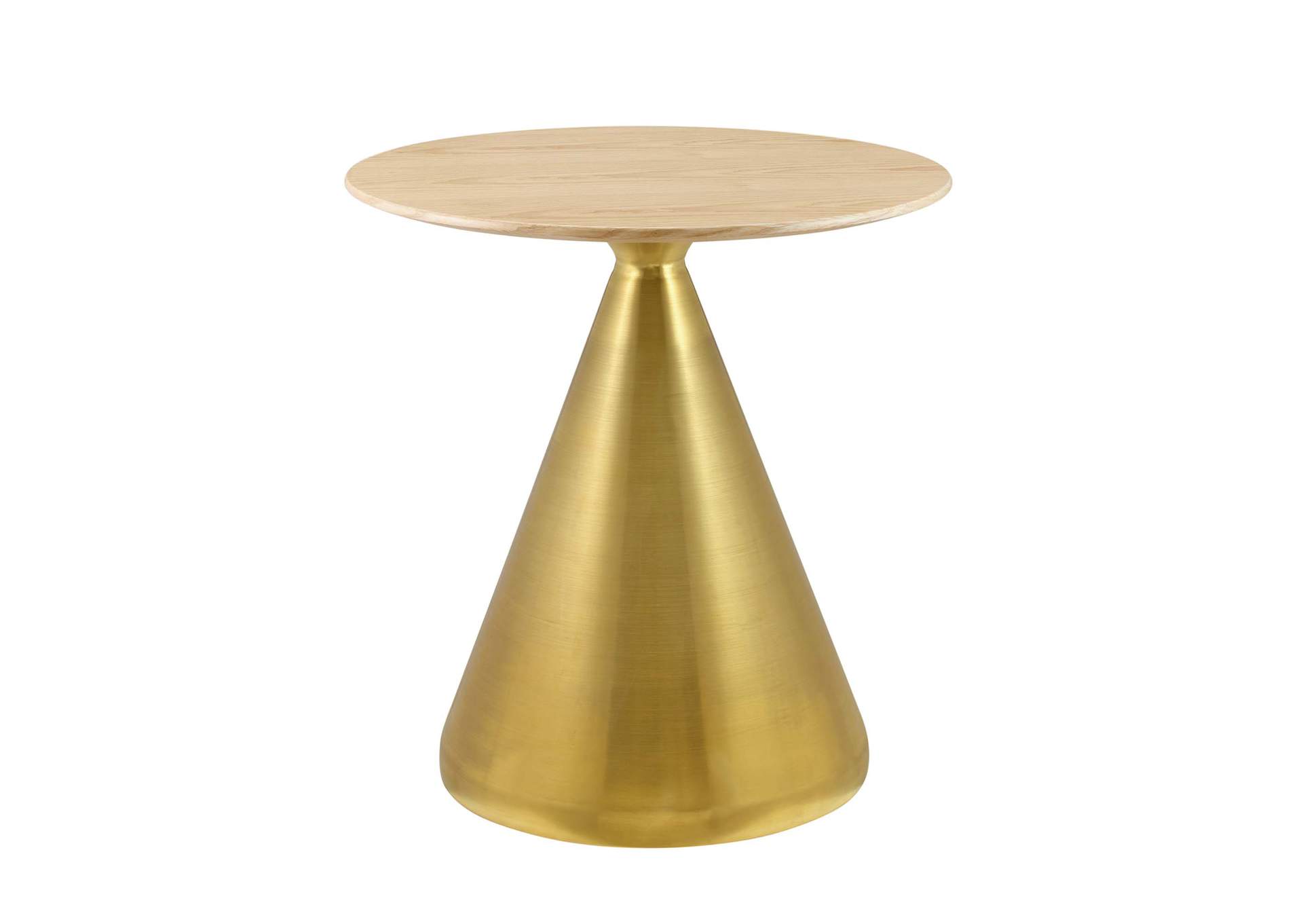 Gold Natural Tupelo 28" Dining Table,Modway