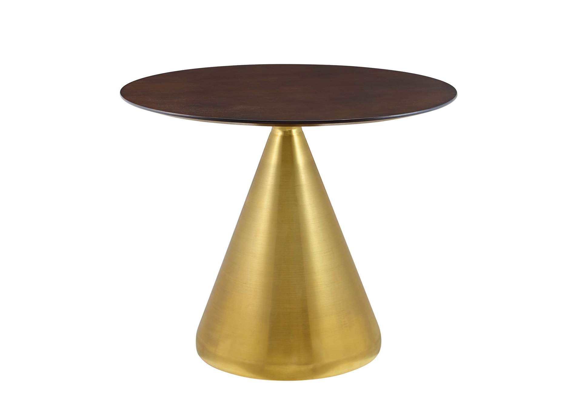Gold Cherry Walnut Tupelo 36" Dining Table,Modway