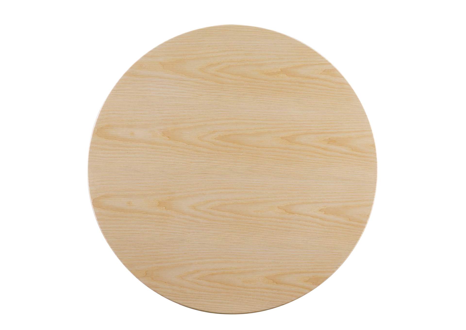 Gold Natural Tupelo 36" Dining Table,Modway