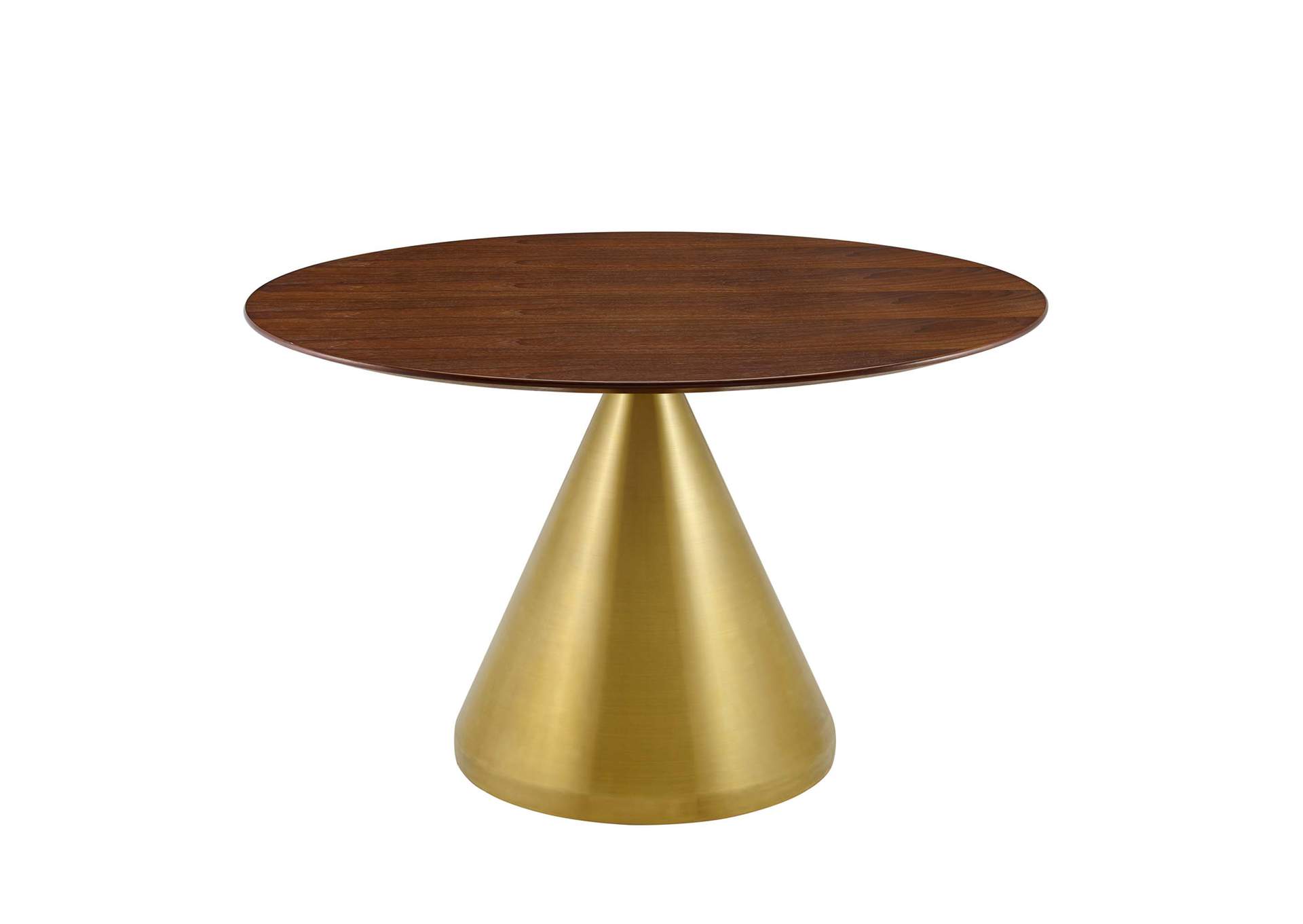 Gold Walnut Tupelo 47" Dining Table,Modway